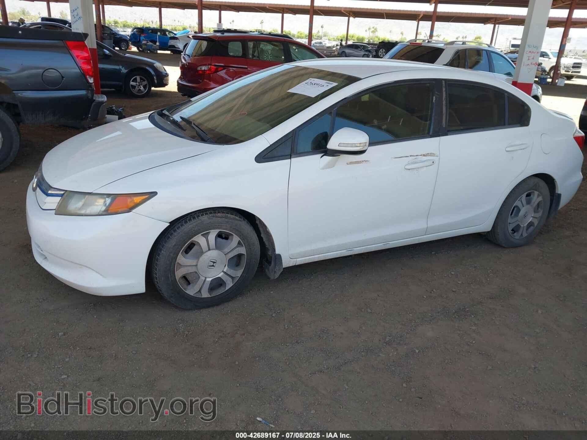 2012 HONDA CIVIC HYBRID - VIN: JHMFB4F36CS002193 - Фото 2