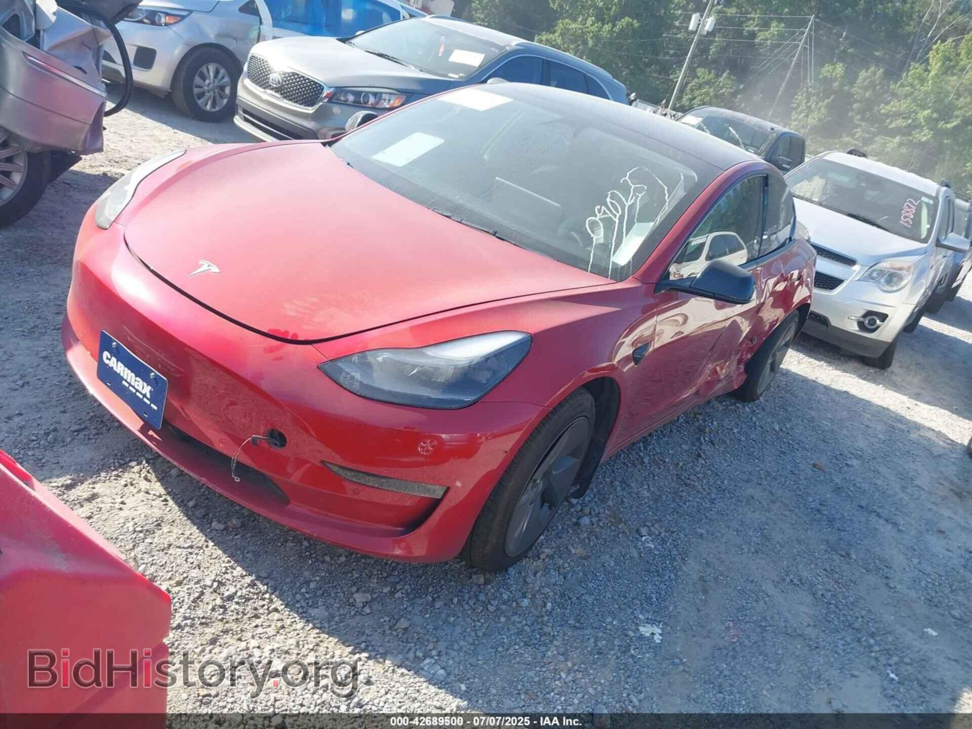 2021 TESLA MODEL 3 - VIN: 5YJ3E1EB9MF090237 - Фото 2