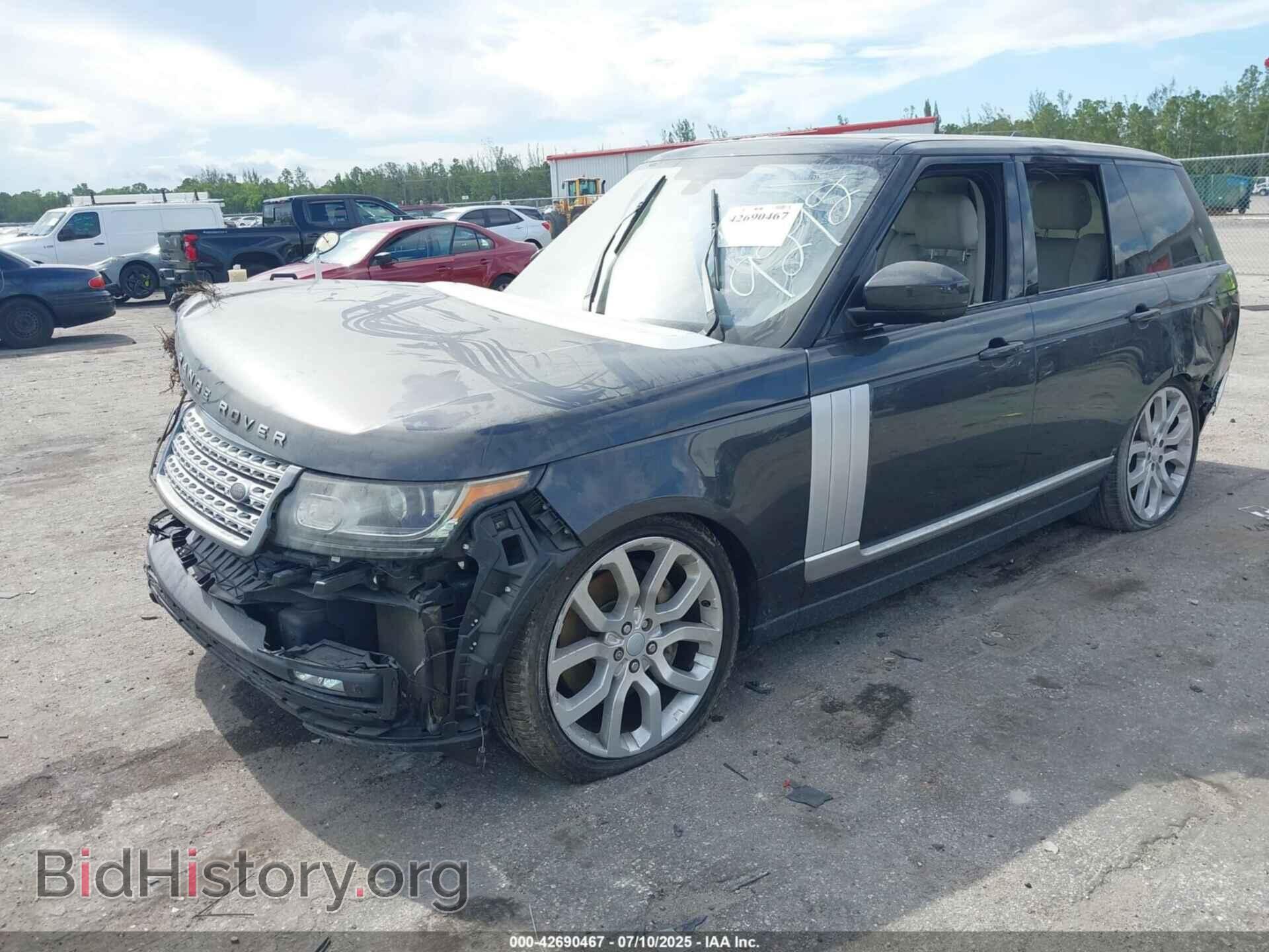 2016 LAND ROVER RANGE ROVER - VIN: SALGS2VF2GA269292 - Фото 2