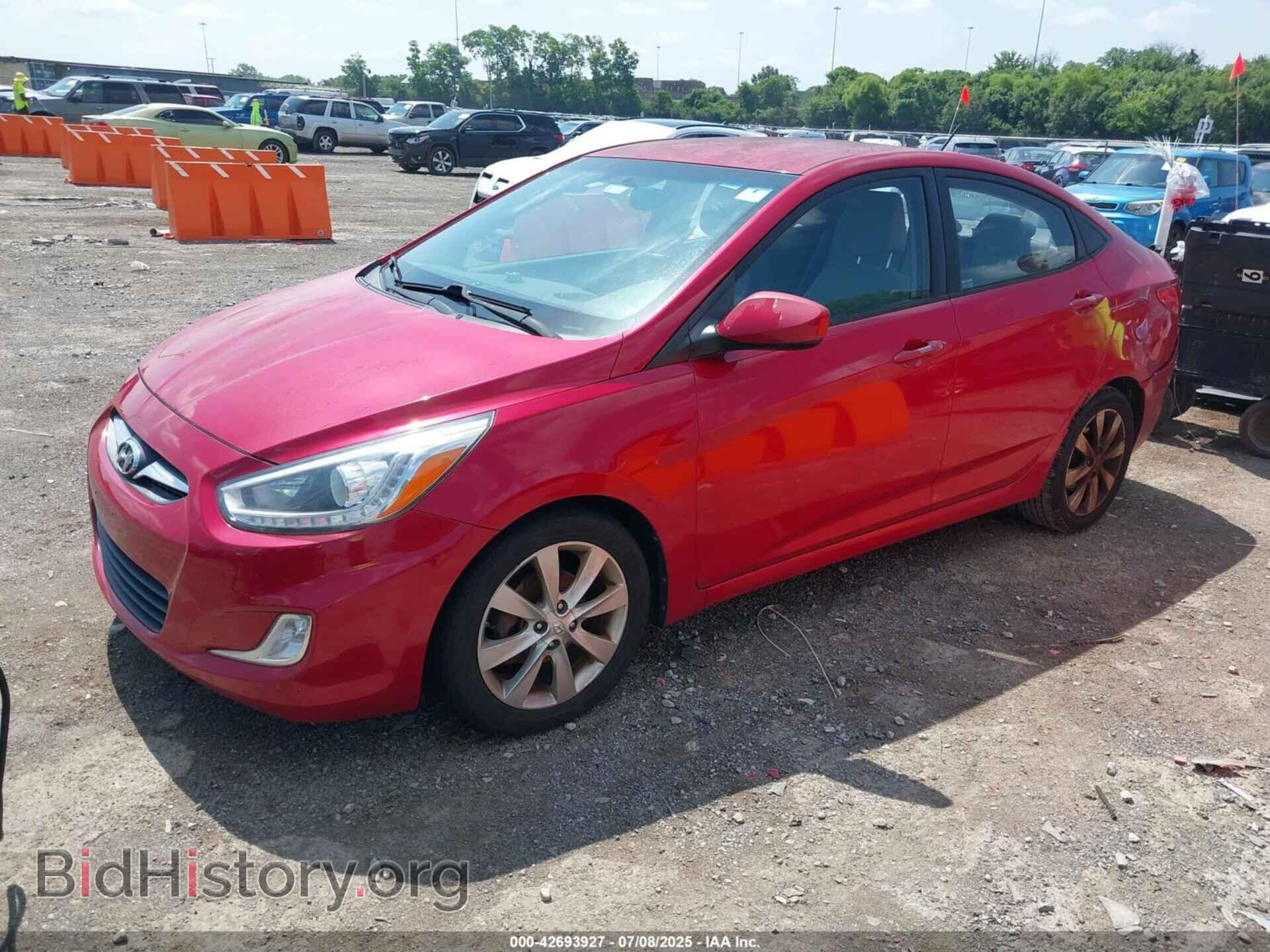 2014 HYUNDAI ACCENT - VIN: KMHCU4AEXEU620269 - Фото 2