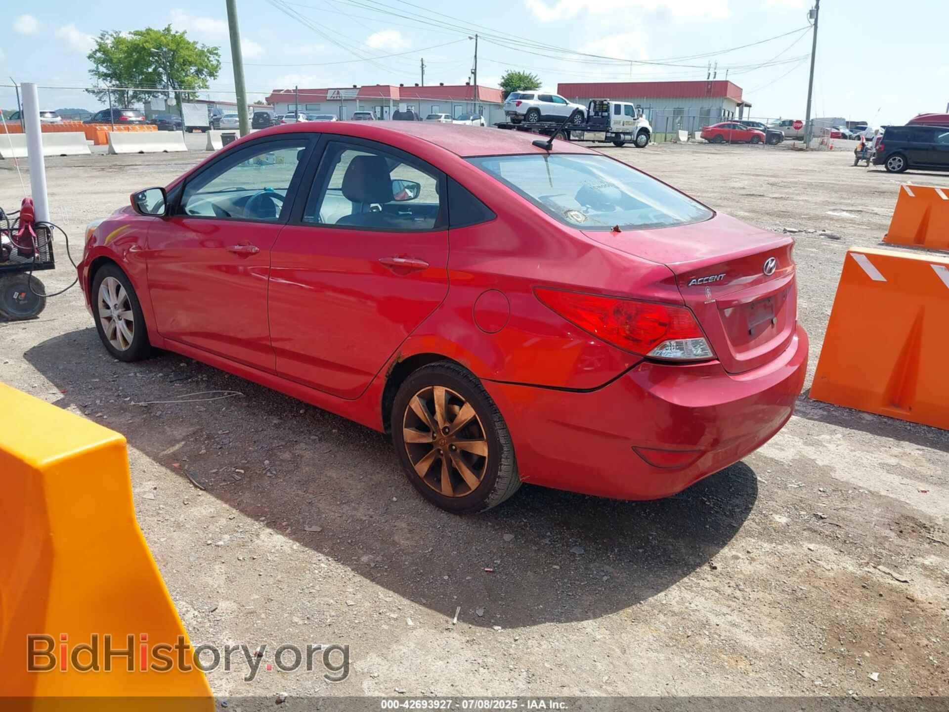2014 HYUNDAI ACCENT - VIN: KMHCU4AEXEU620269 - Фото 3