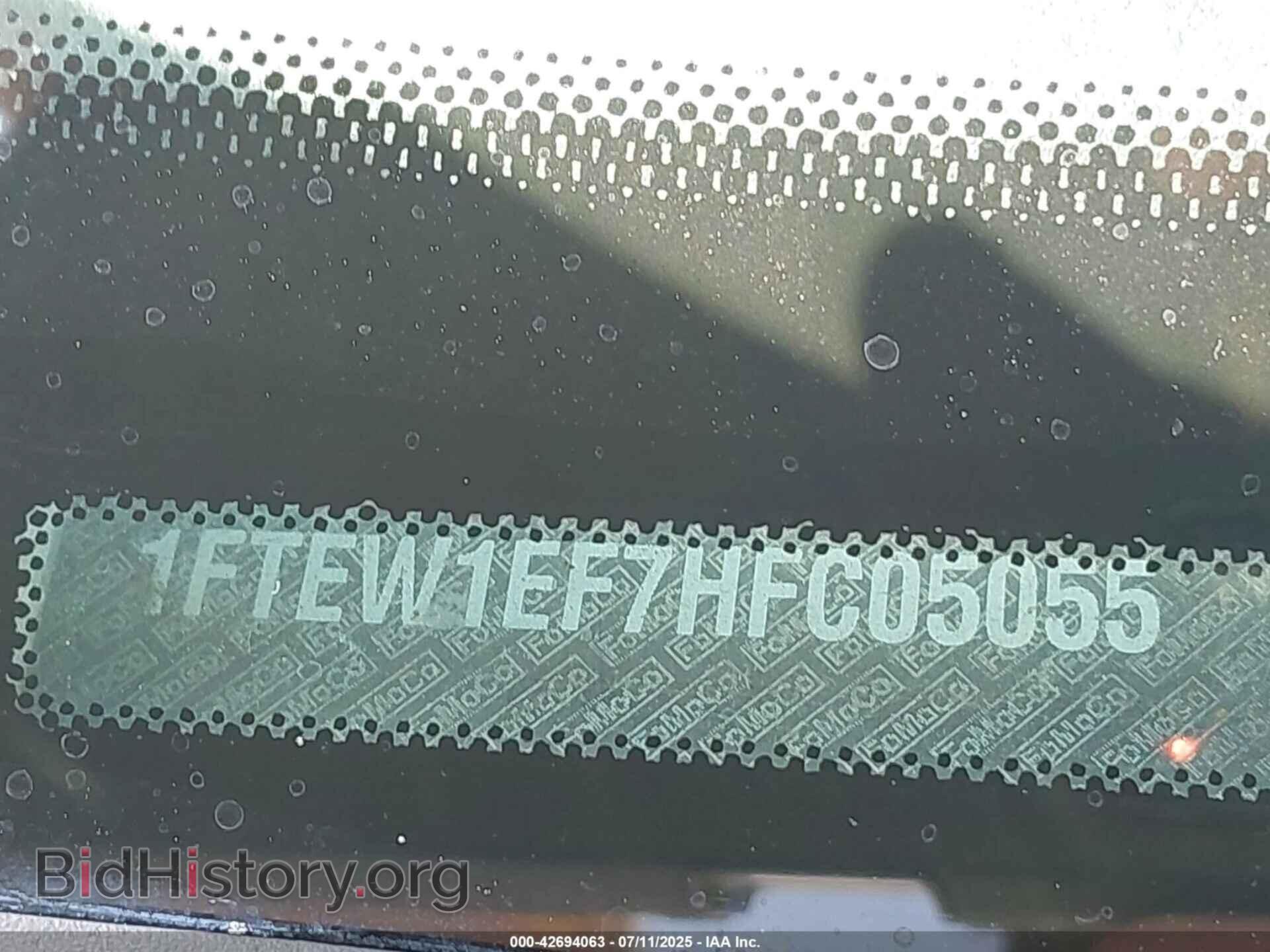 2017 FORD F-150 - VIN: 1FTEW1EF7HFC05055 - Фото 9