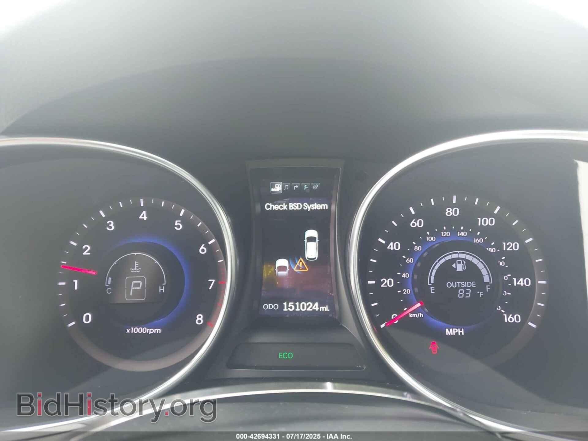 2014 HYUNDAI SANTA FE - VIN: KM8SR4HF2EU072425 - Фото 7