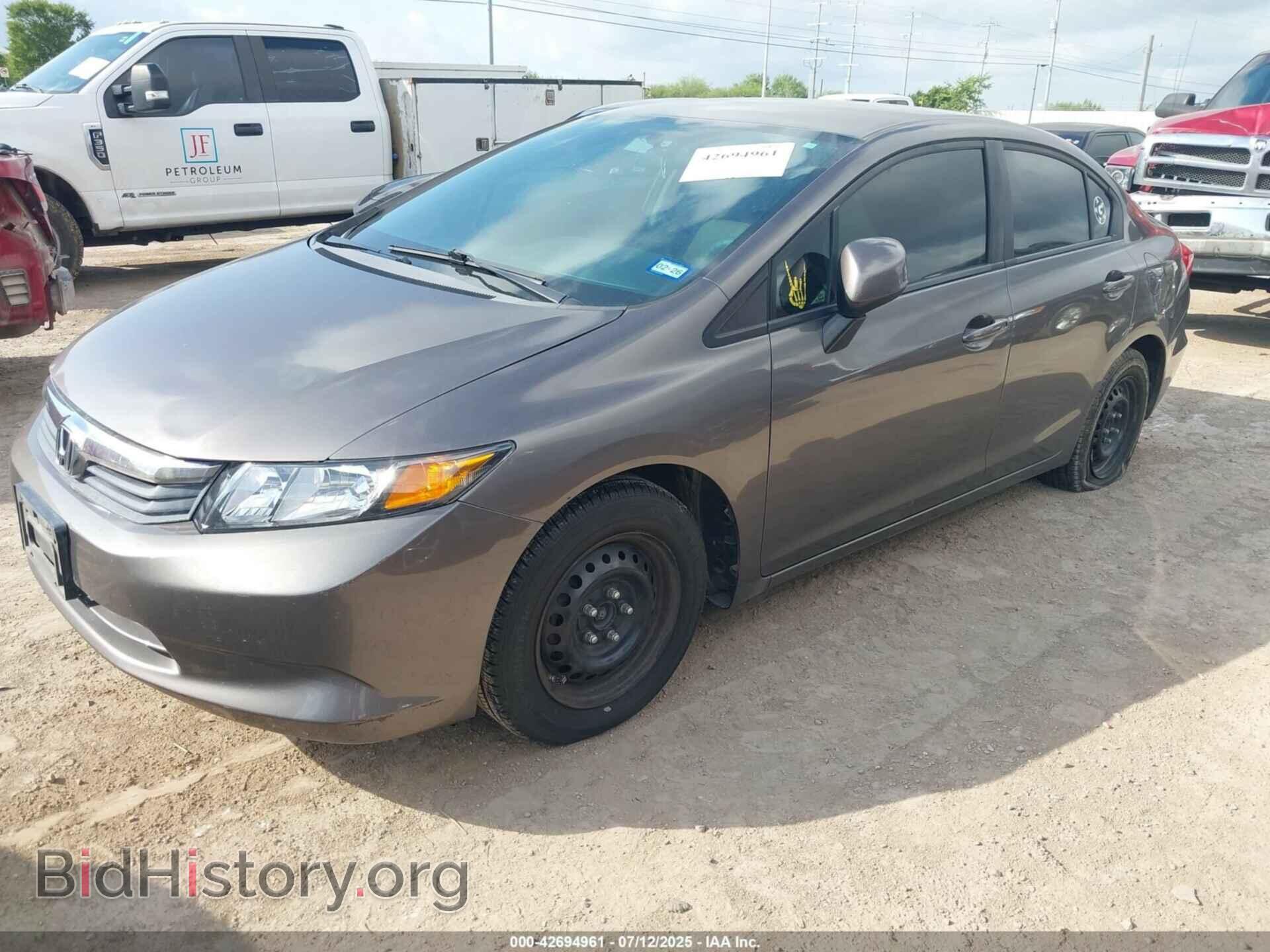 2012 HONDA CIVIC - VIN: 19XFB2F59CE082969 - Фото 2