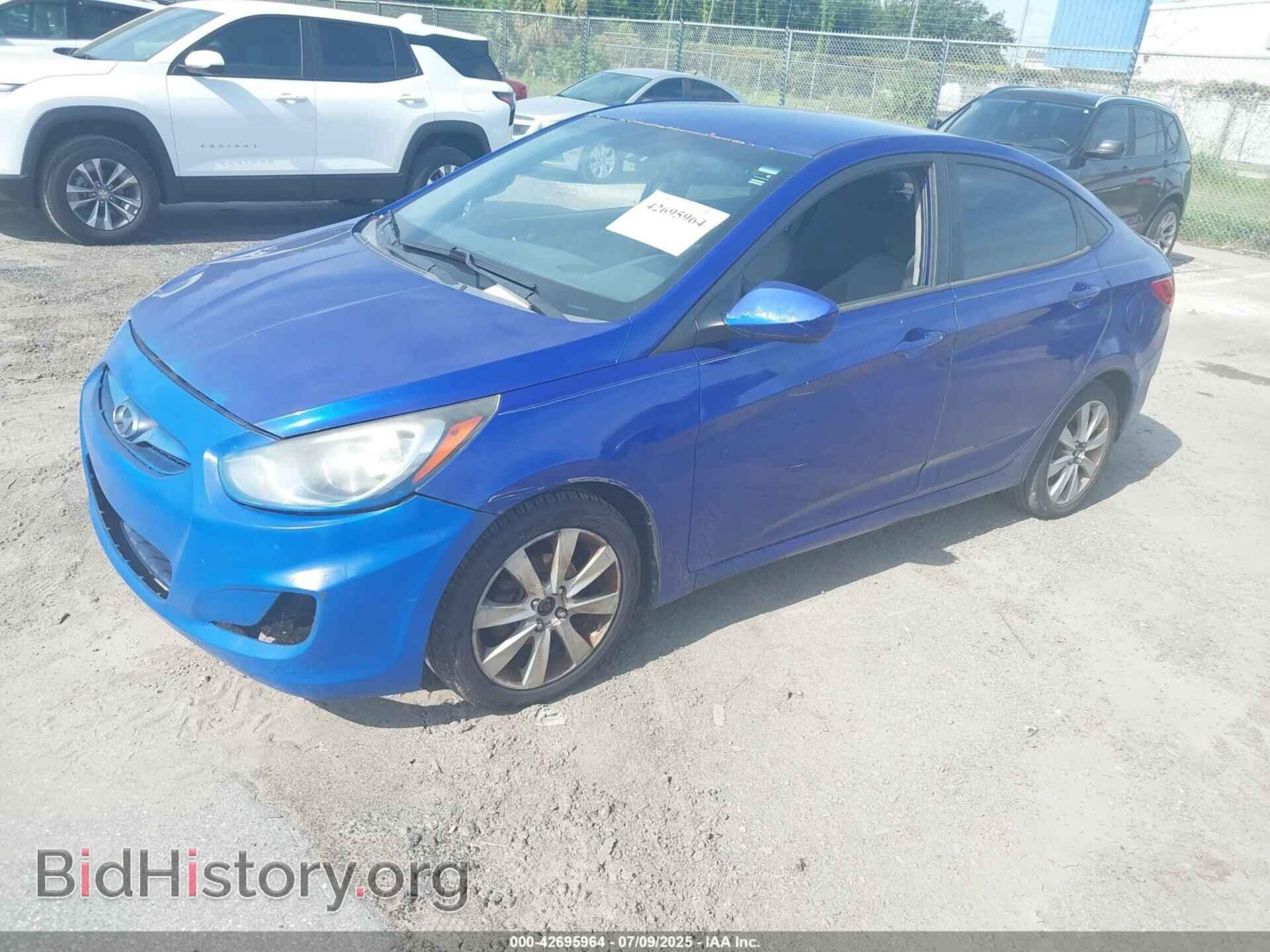 2013 HYUNDAI ACCENT - VIN: KMHCU4AE1DU355384 - Фото 2