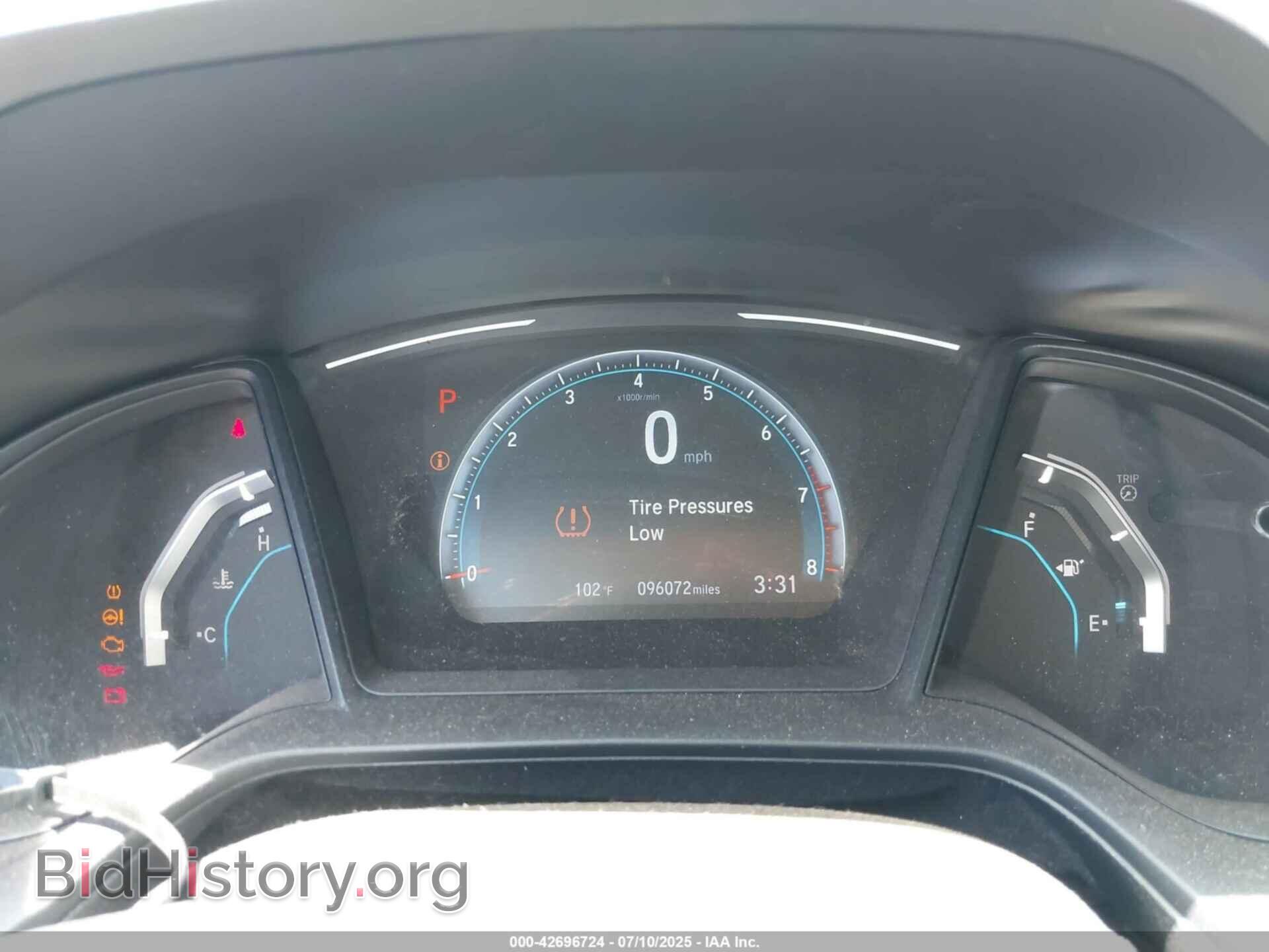 2019 HONDA CIVIC - VIN: 2HGFC2F64KH516404 - Фото 7