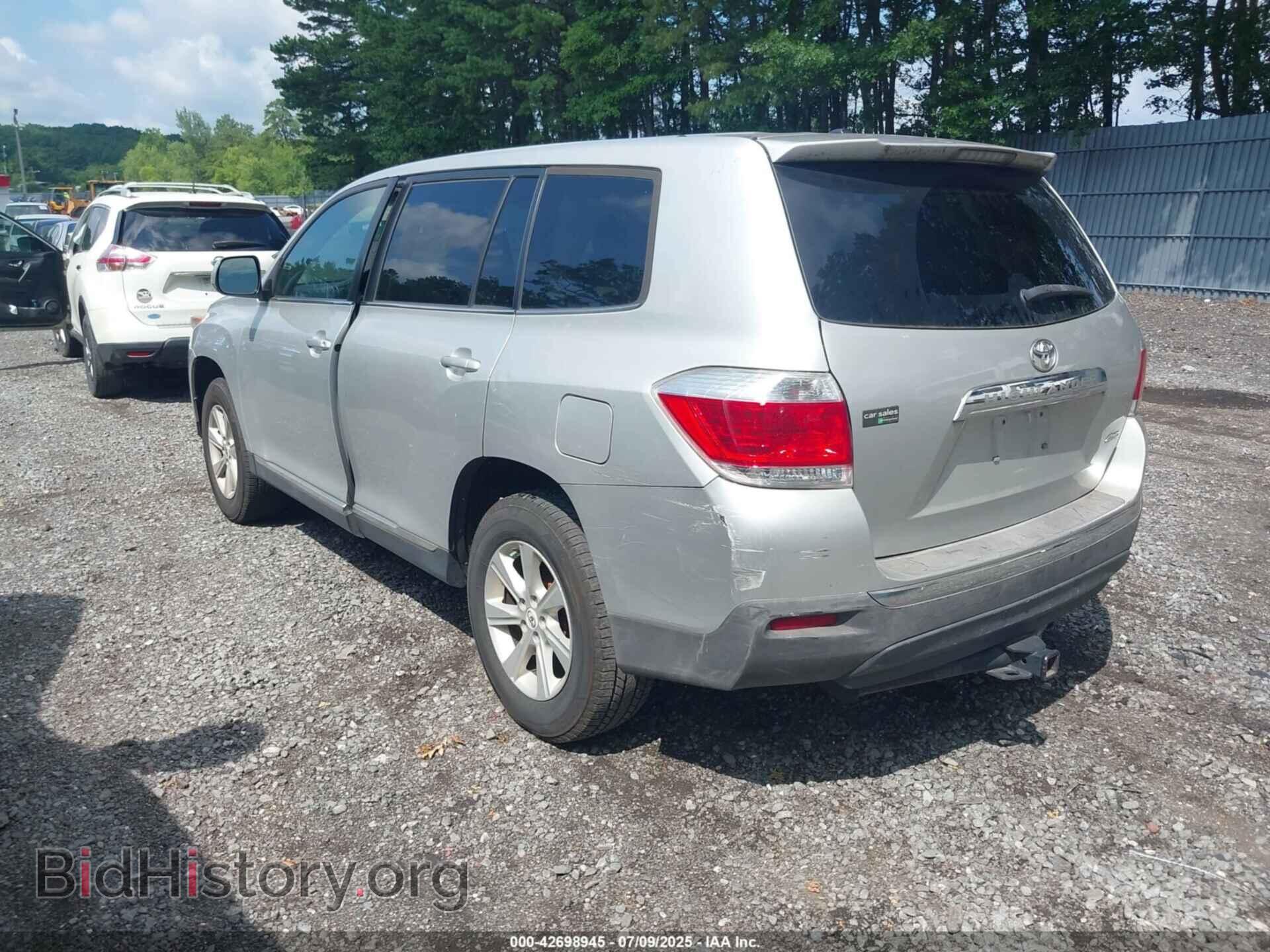 2012 TOYOTA HIGHLANDER - VIN: 5TDBK3EH8CS140401 - Фото 3