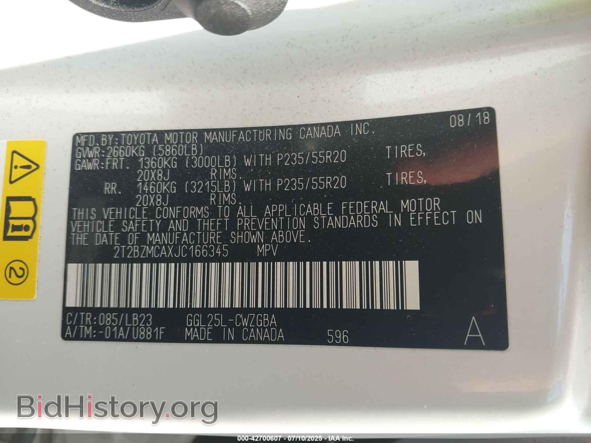 2018 LEXUS RX - VIN: 2T2BZMCAXJC166345 - Photo 9