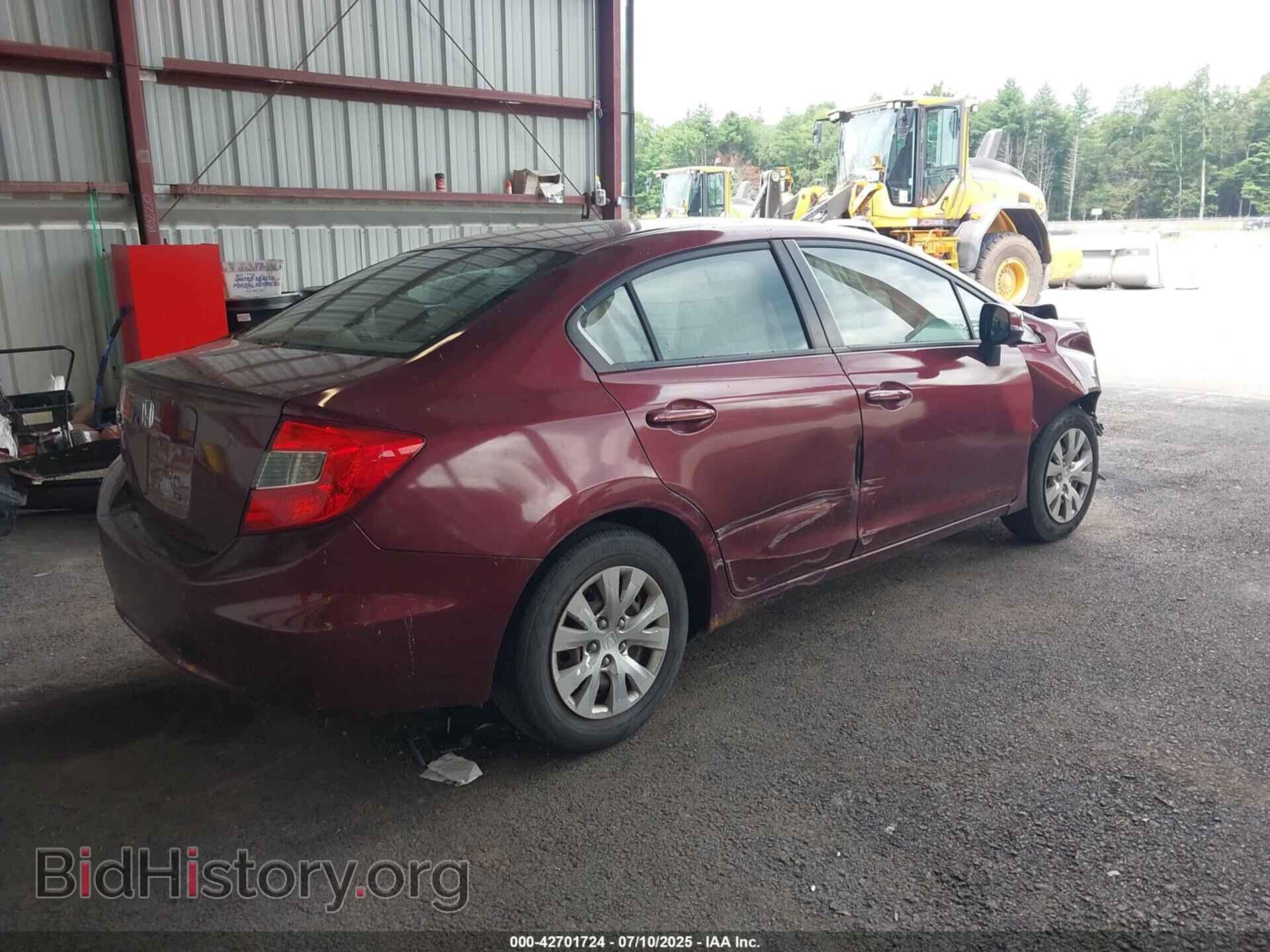 2012 HONDA CIVIC - VIN: 2HGFB2F54CH546417 - Фото 4