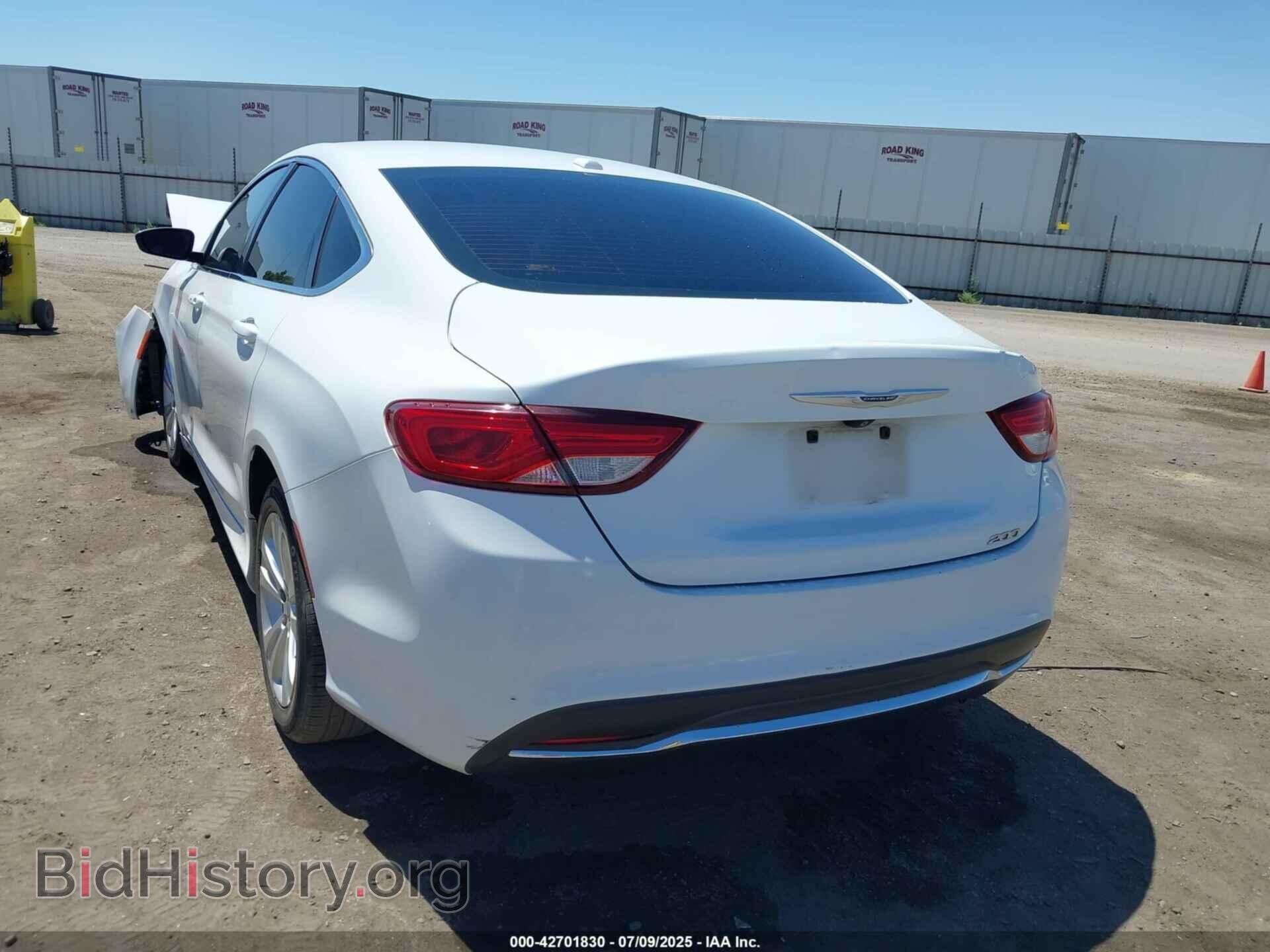 2015 CHRYSLER 200 - VIN: 1C3CCCABXFN603267 - Фото 3