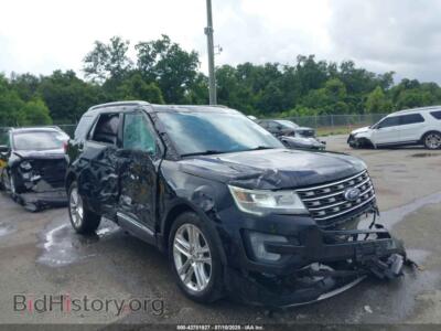 2017 Ford EXPLORER XLT, черный — VIN 1FM5K8D88HGA20929, IAAI