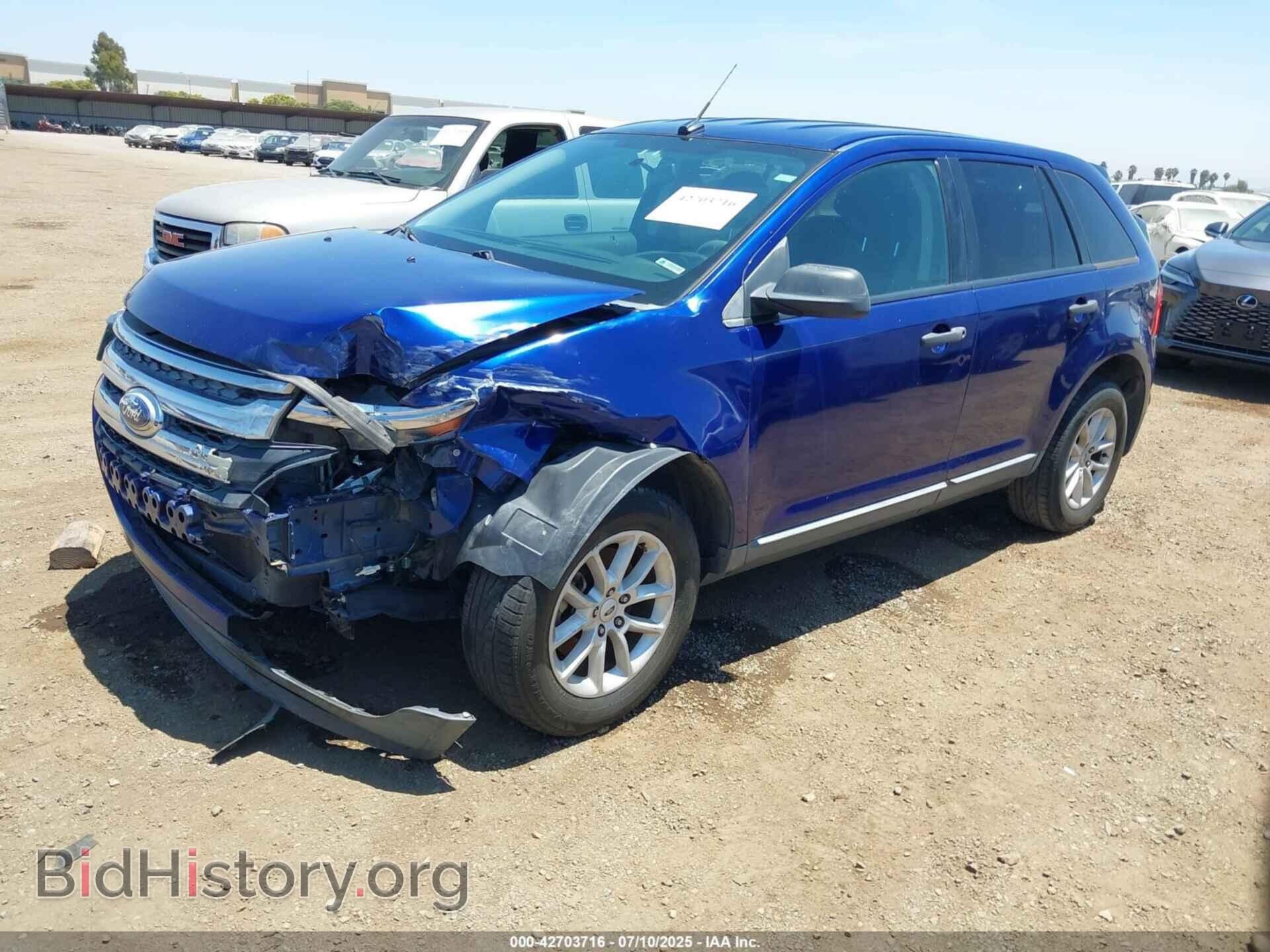 2014 FORD EDGE - VIN: 2FMDK3GC1EBA90841 - Фото 2