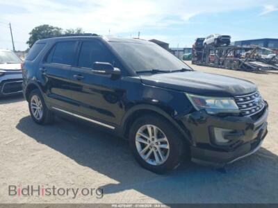 2017 Ford EXPLORER XLT, черный — VIN 1FM5K7D88HGA99996, IAAI