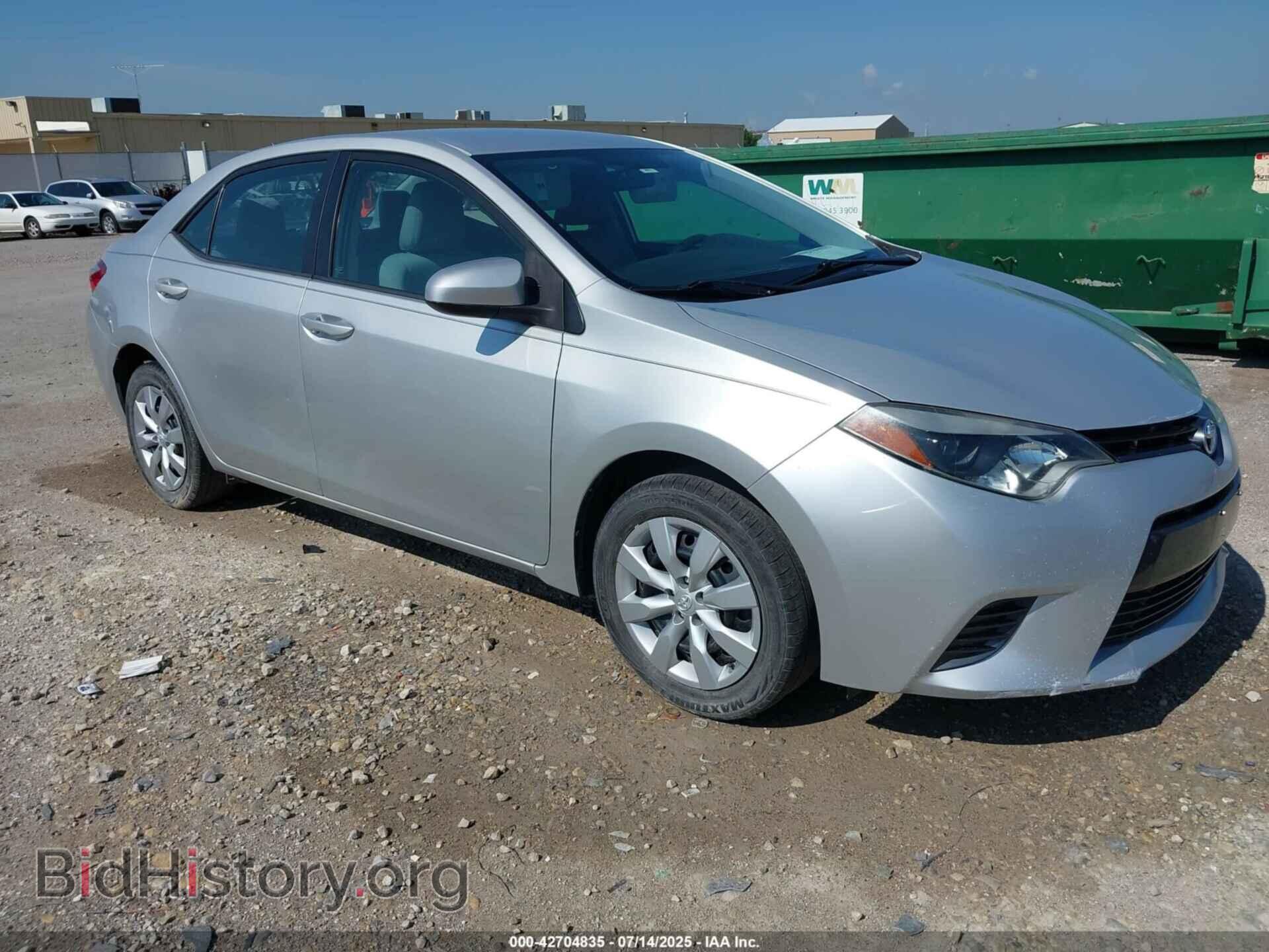 Photo 2T1BURHE0GC521818 - TOYOTA COROLLA 2016
