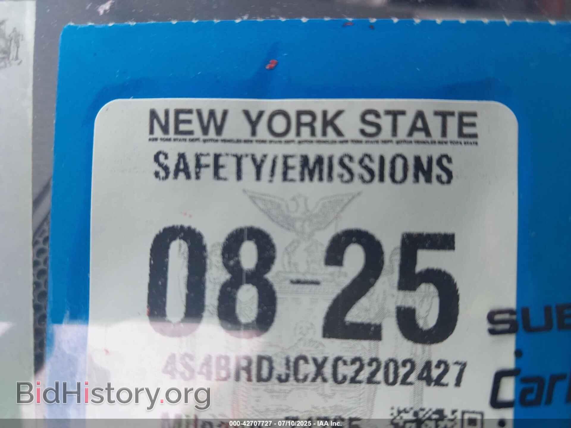 2012 SUBARU OUTBACK - VIN: 4S4BRDJCXC2202427 - Фото 13