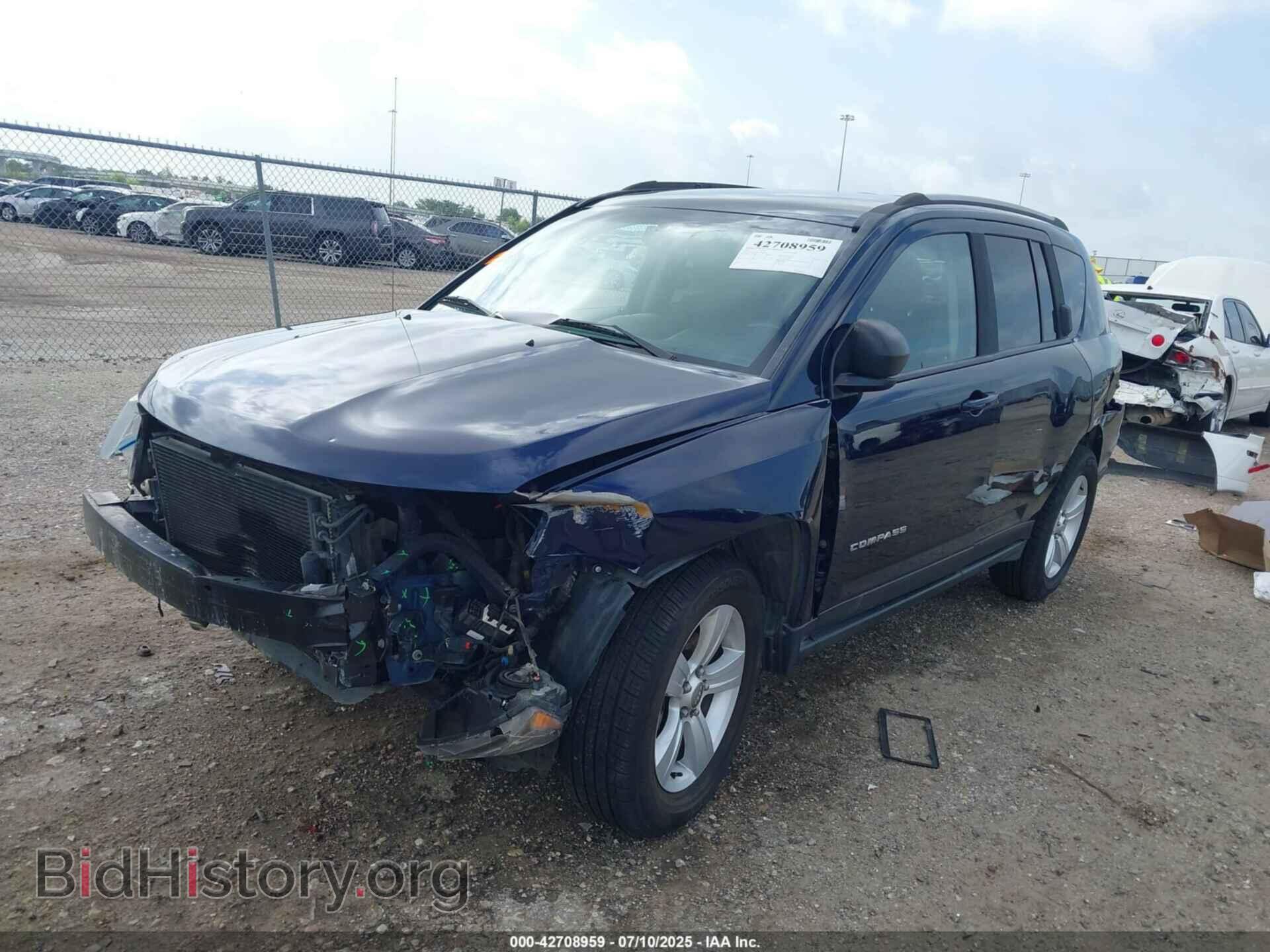 2016 JEEP COMPASS - VIN: 1C4NJDBB1GD686786 - Фото 2