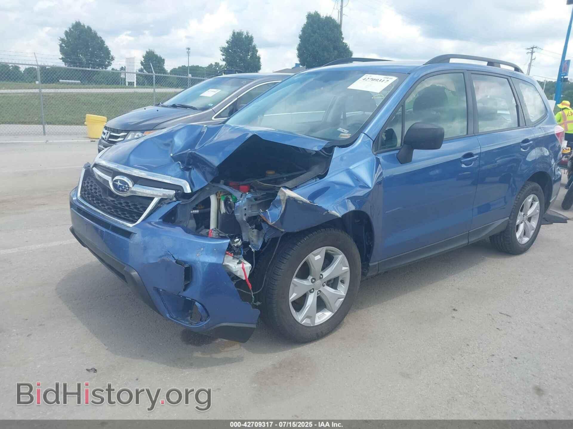 2016 SUBARU FORESTER - VIN: JF2SJABC9GH454795 - Фото 2