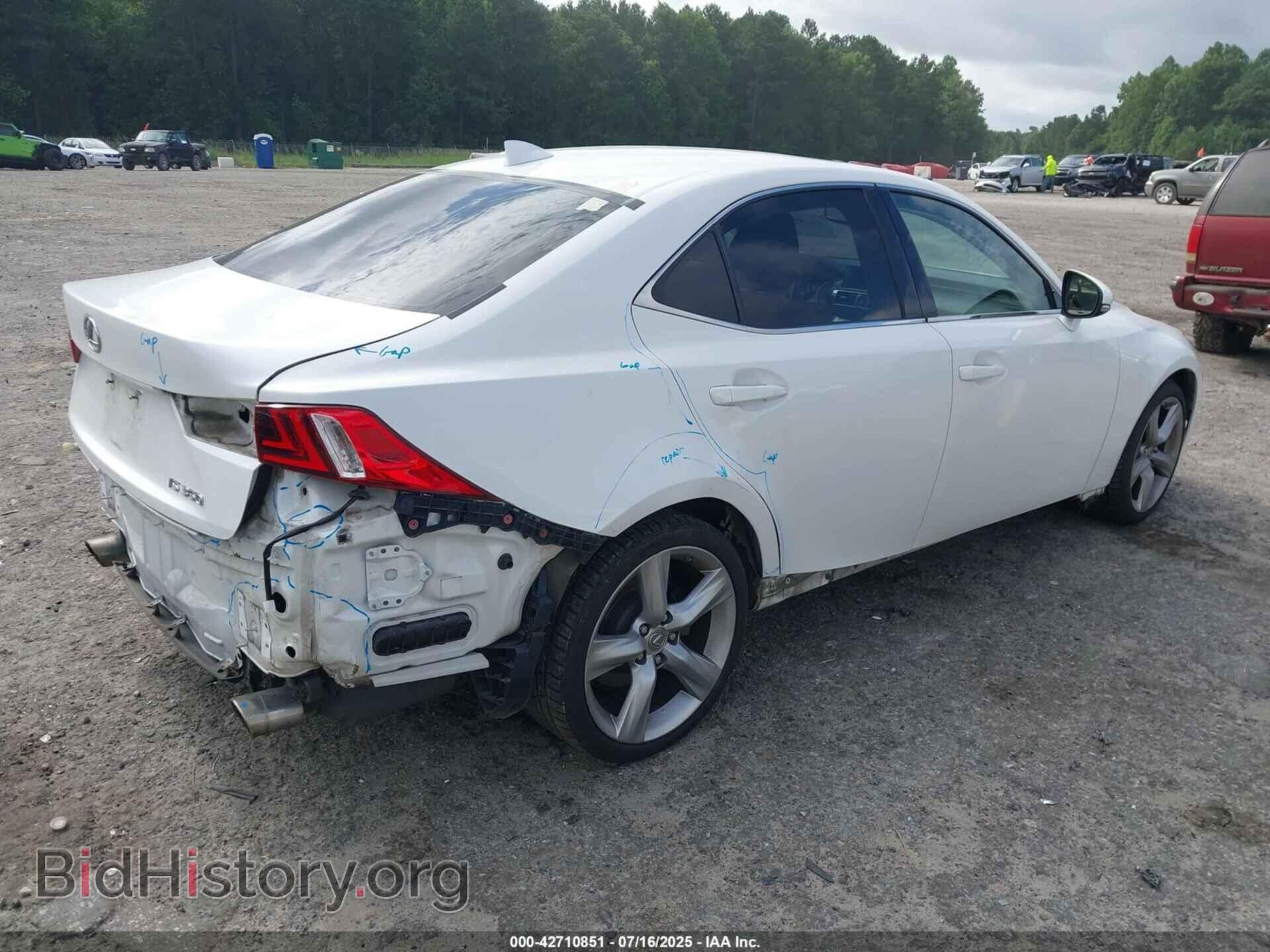 2014 LEXUS IS 350 - VIN: JTHBE1D26E5001237 - Фото 4
