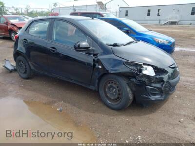 2012 Mazda MAZDA2 Sport, black — VIN JM1DE1KY2C0148702, IAAI