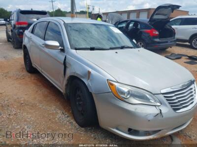 2012 Chrysler 200 LX, silver — VIN 1C3CCBAB6CN296069, IAAI