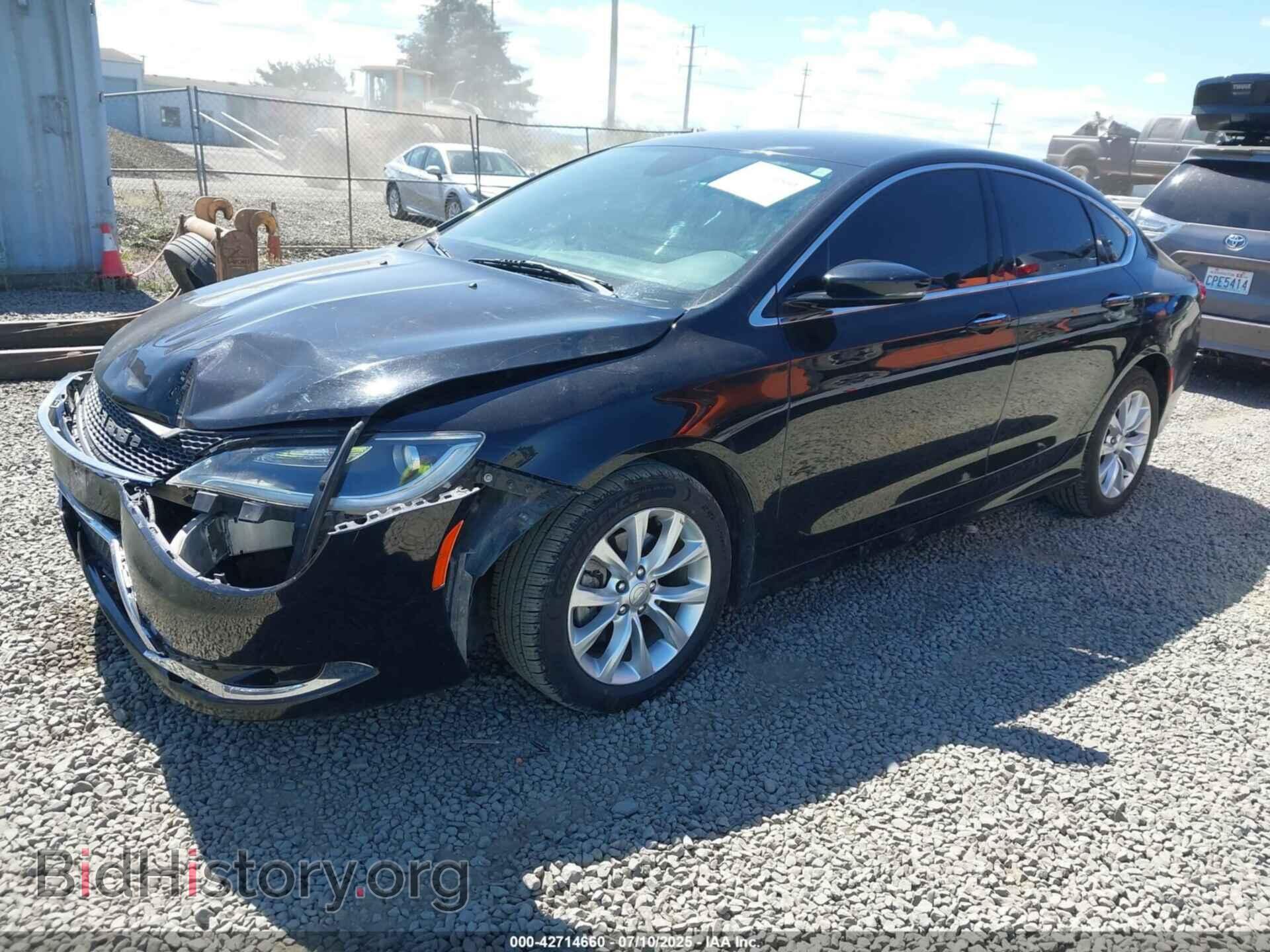 2015 CHRYSLER 200 - VIN: 1C3CCCCB9FN568525 - Фото 2