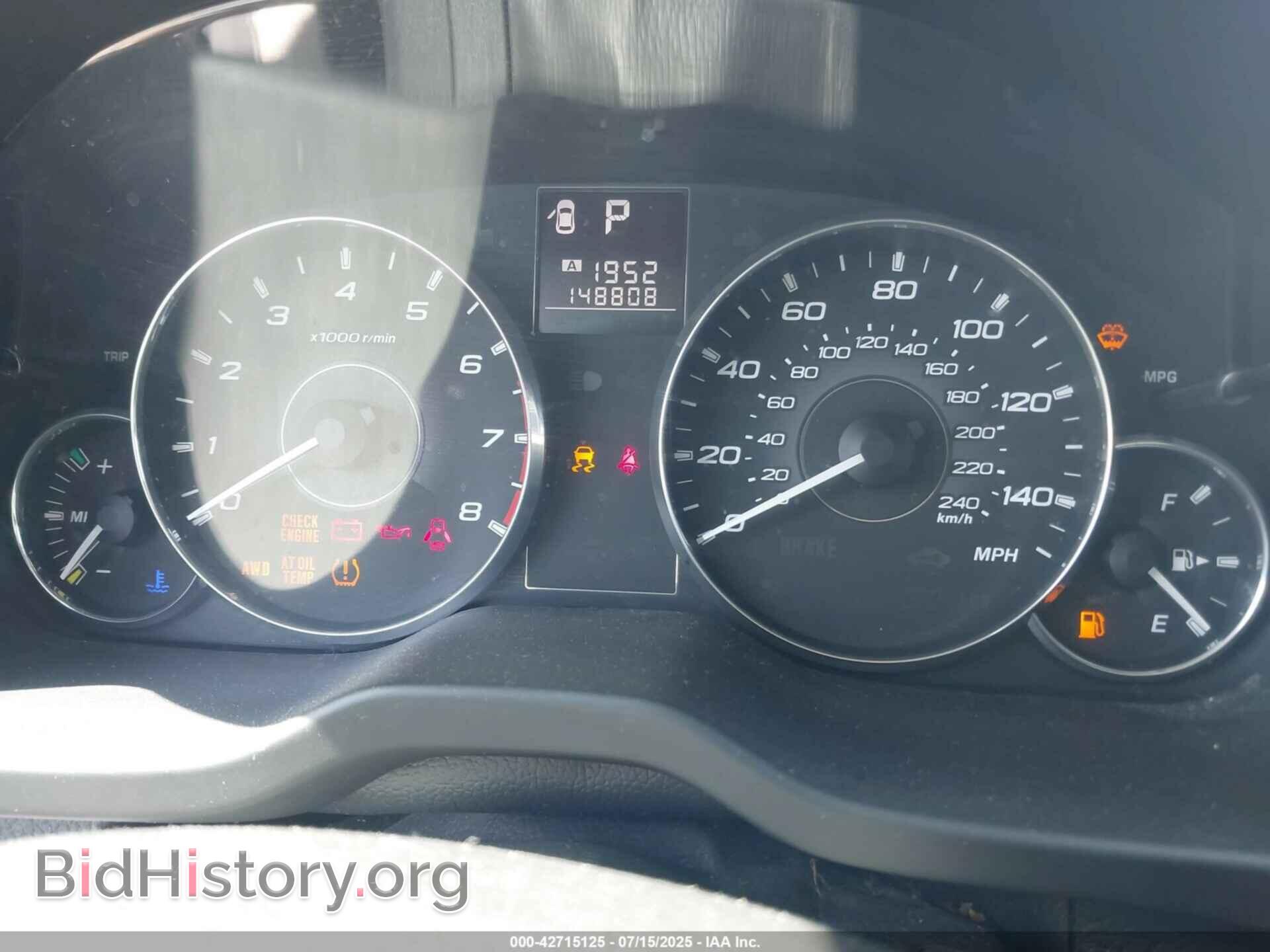 2011 SUBARU LEGACY - VIN: 4S3BMBC62B3210643 - Фото 7