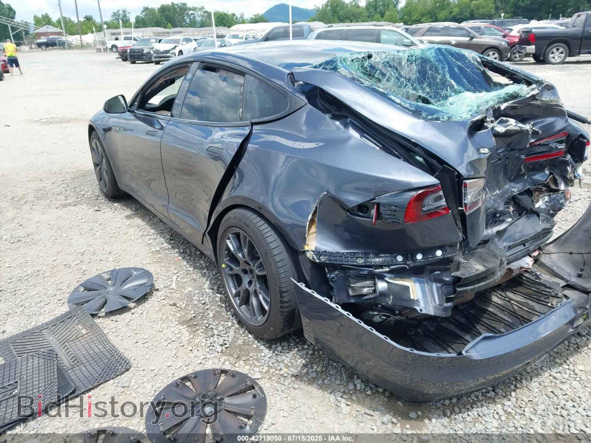 2021 TESLA MODEL S - VIN: 5YJSA1E53MF452404 - Фото 3