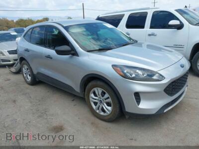 2020 Ford ESCAPE S, серебристый — VIN 1FMCU0F68LUA79004, IAAI