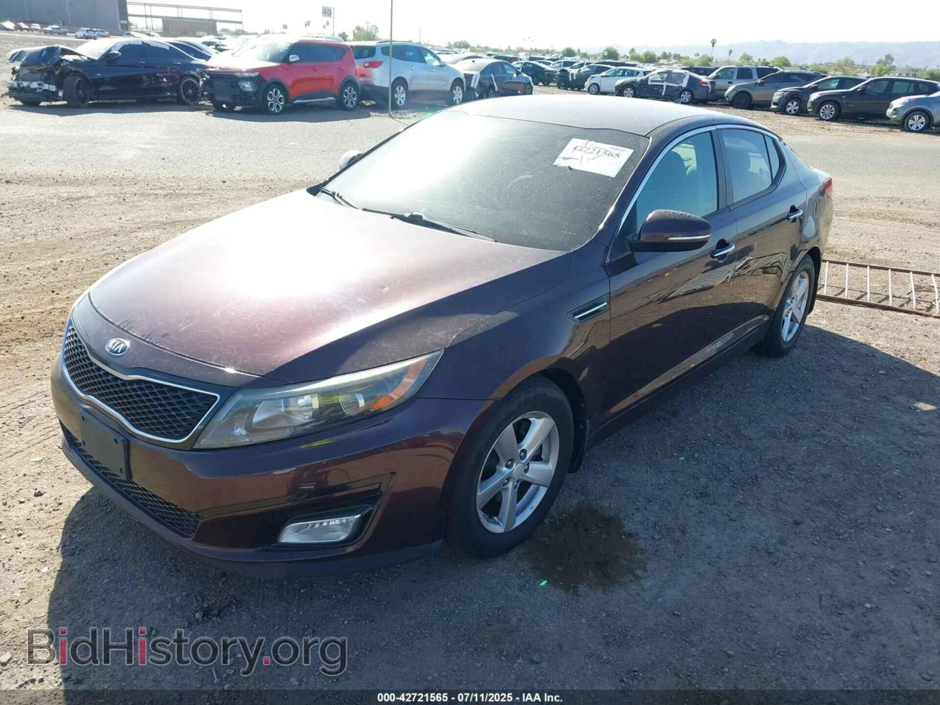 2015 KIA OPTIMA - VIN: 5XXGM4A75FG488164 - Фото 2