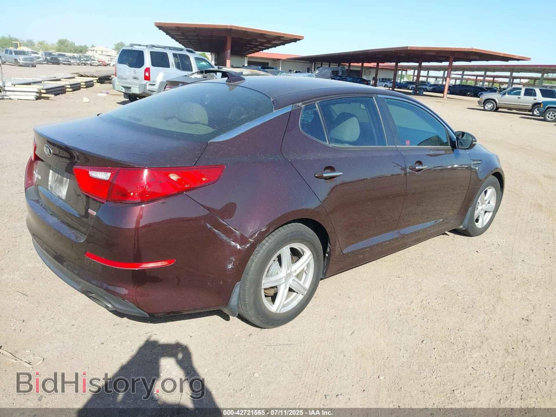 2015 KIA OPTIMA - VIN: 5XXGM4A75FG488164 - Фото 4