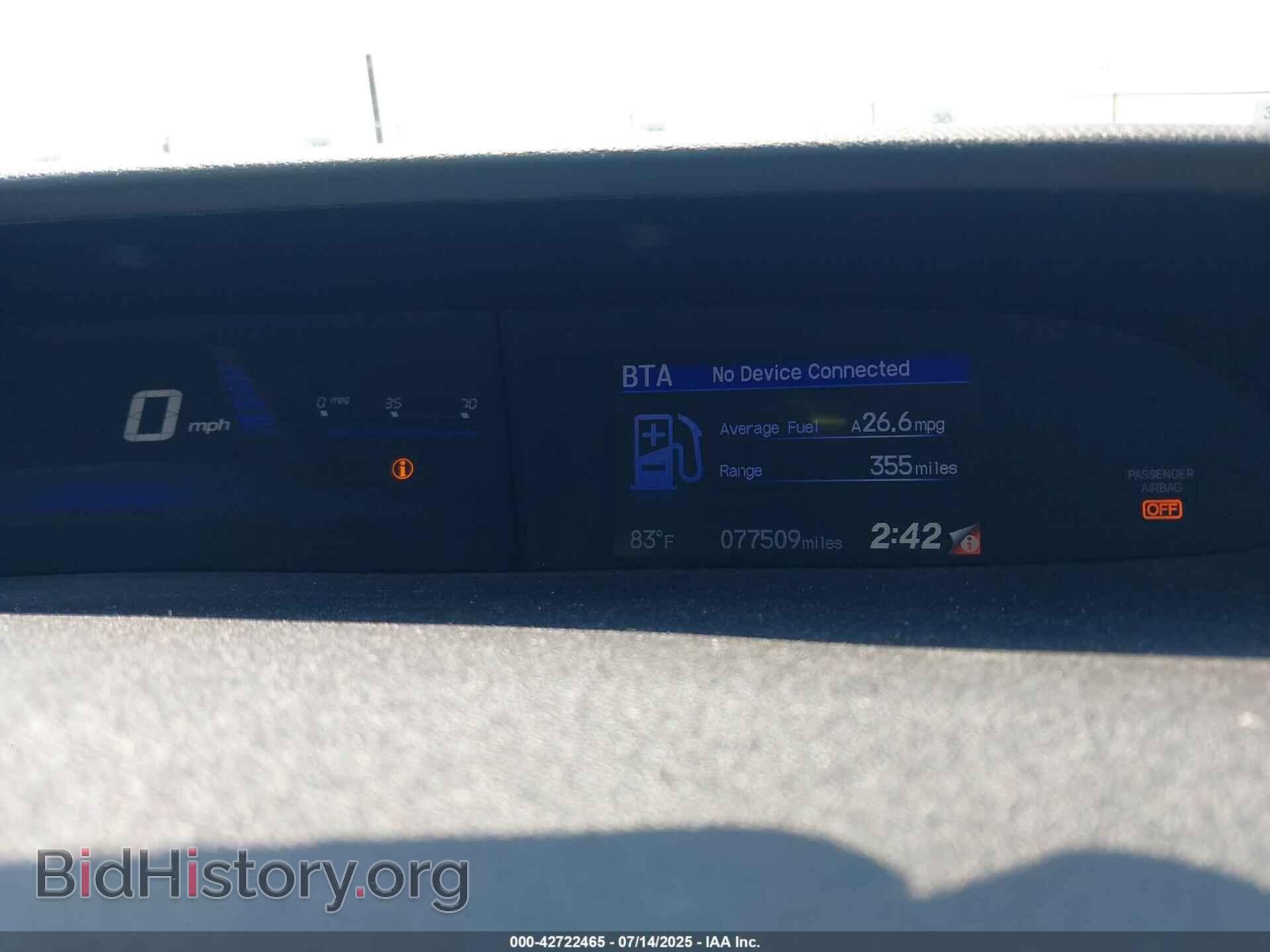 2015 HONDA CIVIC - VIN: 19XFB2F52FE708012 - Фото 7