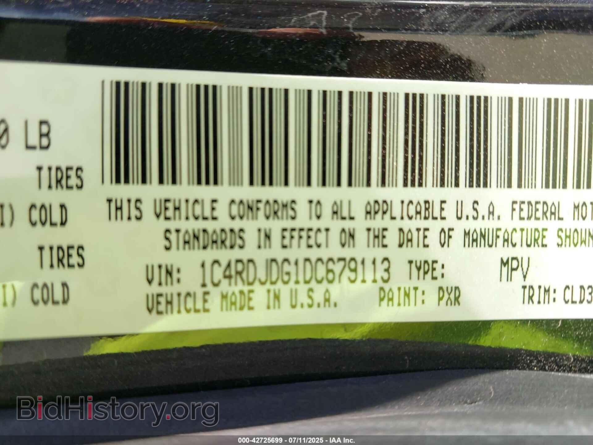 2013 DODGE DURANGO - VIN: 1C4RDJDG1DC679113 - Photo 9