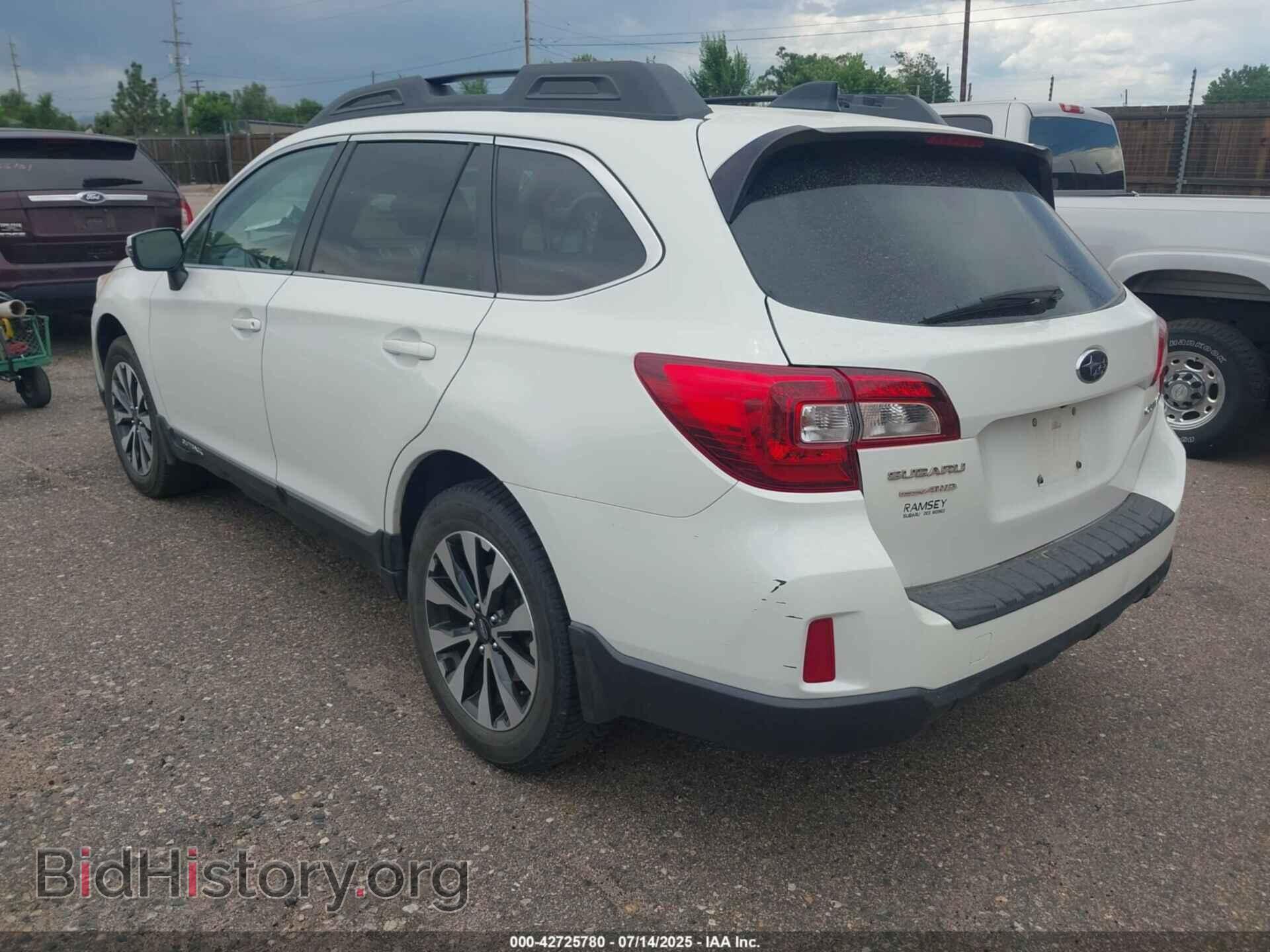 2016 SUBARU OUTBACK - VIN: 4S4BSBNC8G3248311 - Фото 3