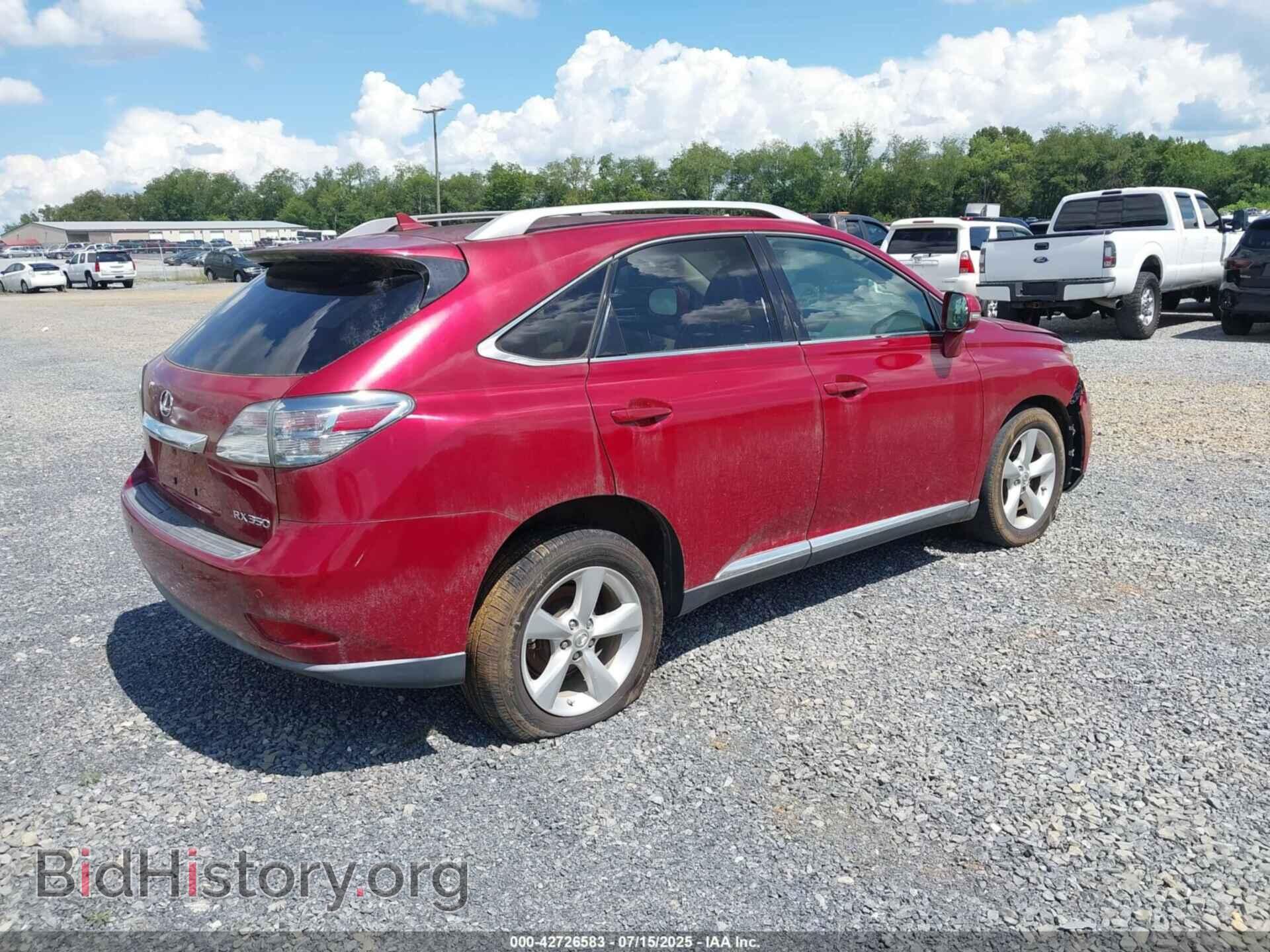 2012 LEXUS RX 350 - VIN: 2T2BK1BA6CC123693 - Photo 4
