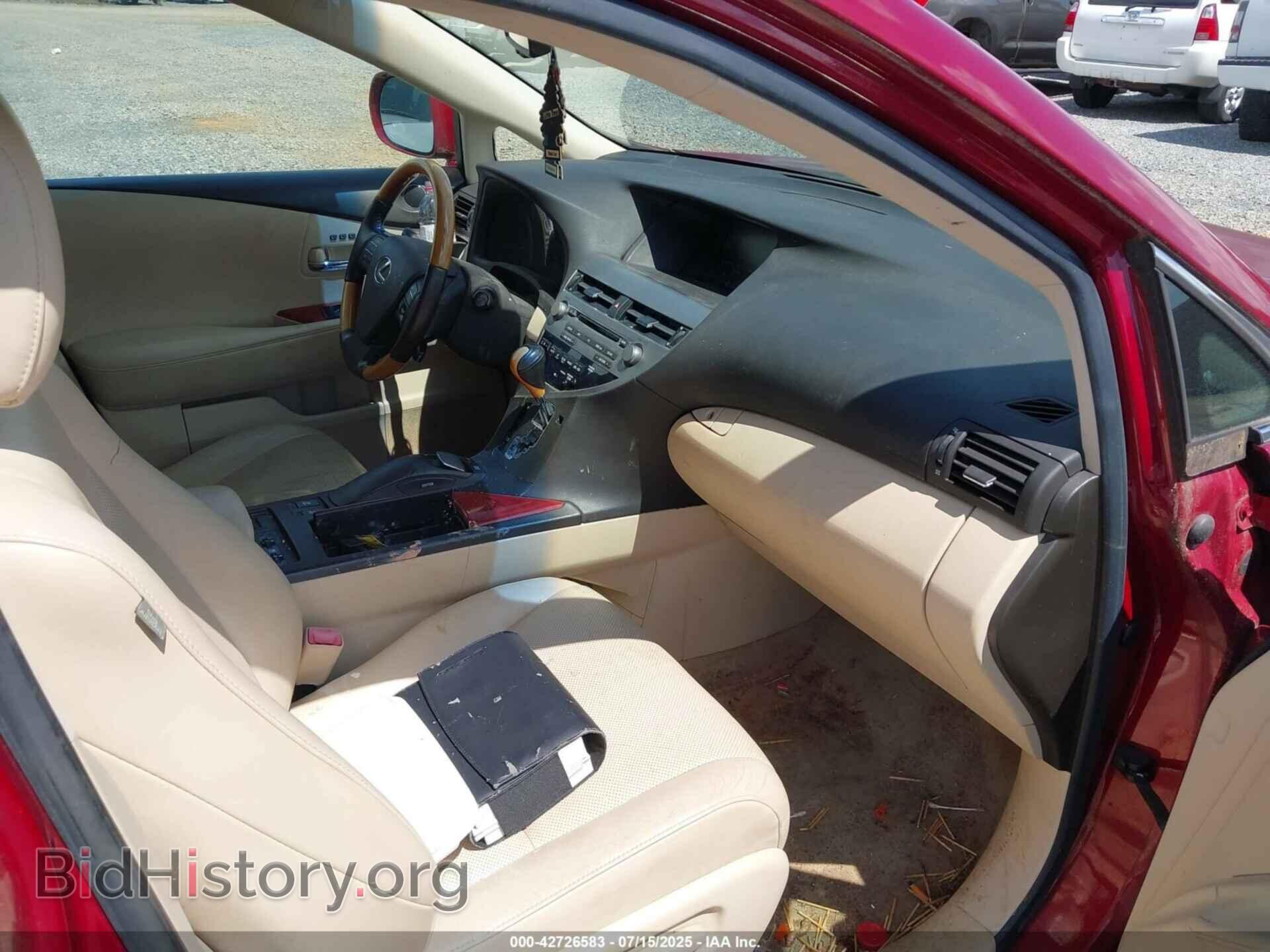 2012 LEXUS RX 350 - VIN: 2T2BK1BA6CC123693 - Photo 5