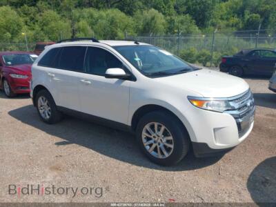 2014 Ford EDGE SEL, белый — VIN 2FMDK3JC2EBB76362, IAAI