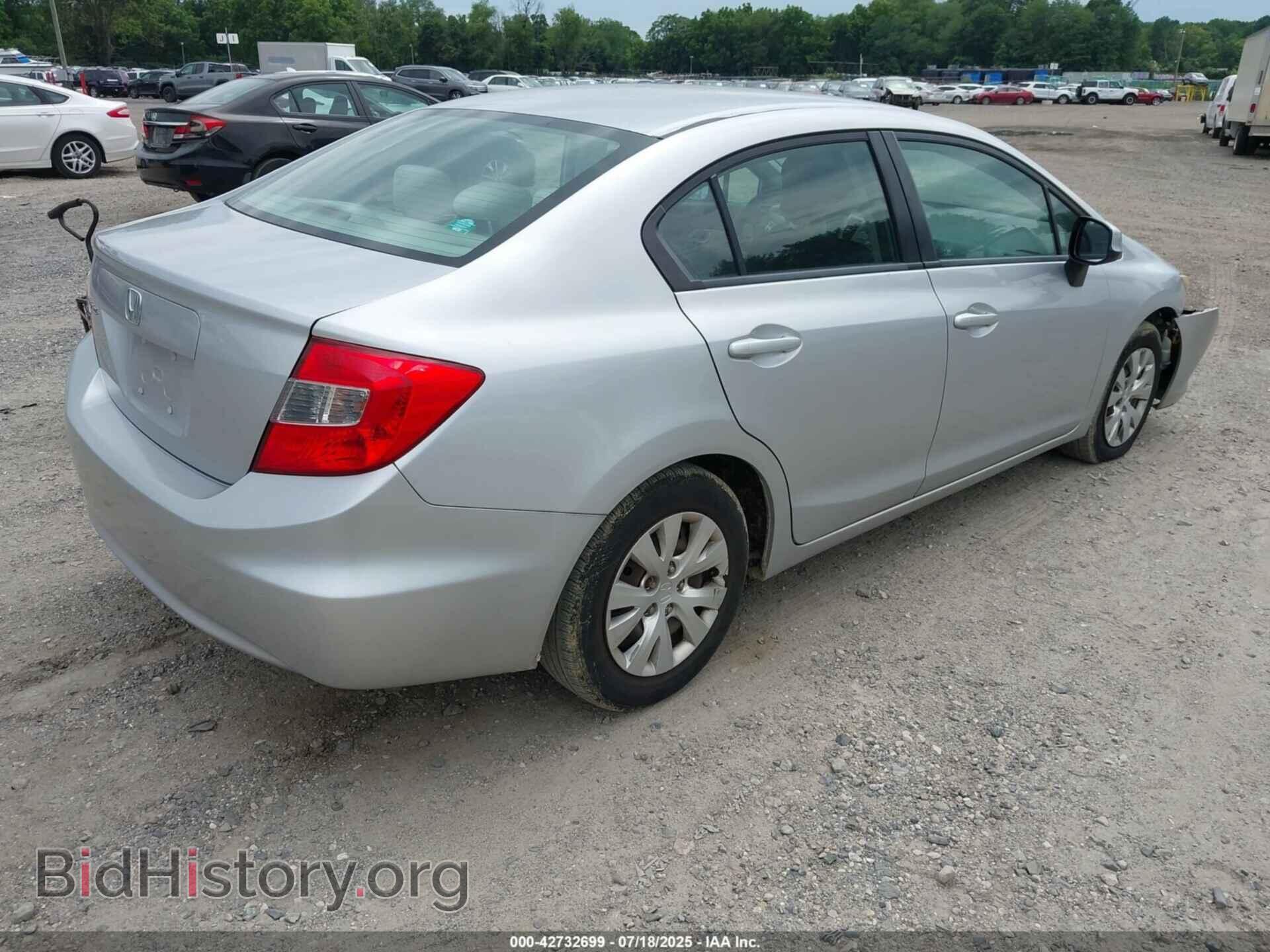 2012 HONDA CIVIC - VIN: 19XFB2F5XCE341825 - Фото 4