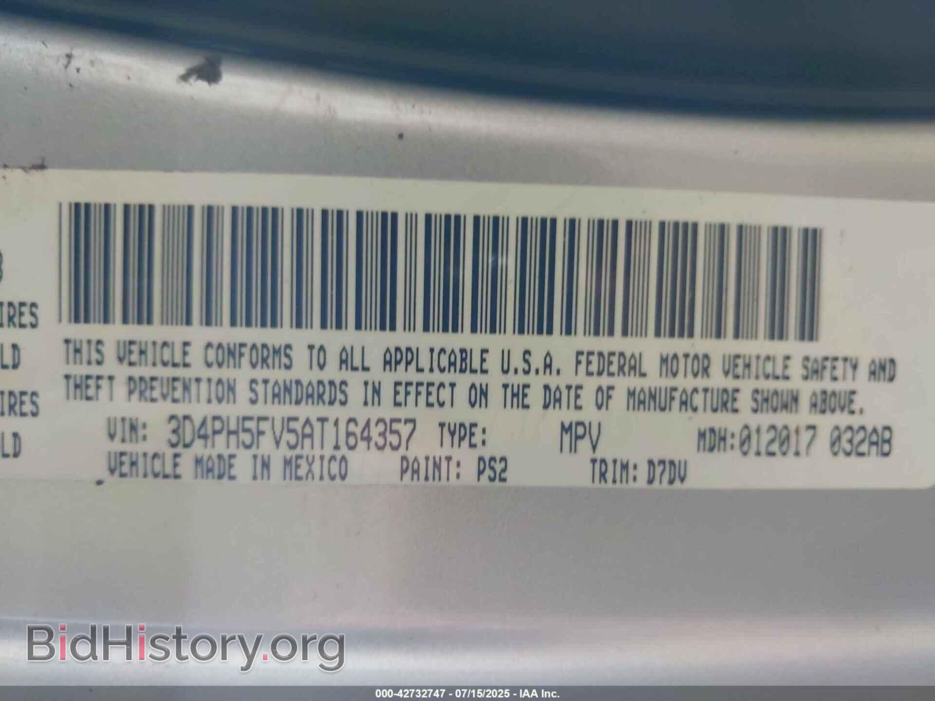 2010 DODGE JOURNEY - VIN: 3D4PH5FV5AT164357 - Фото 9