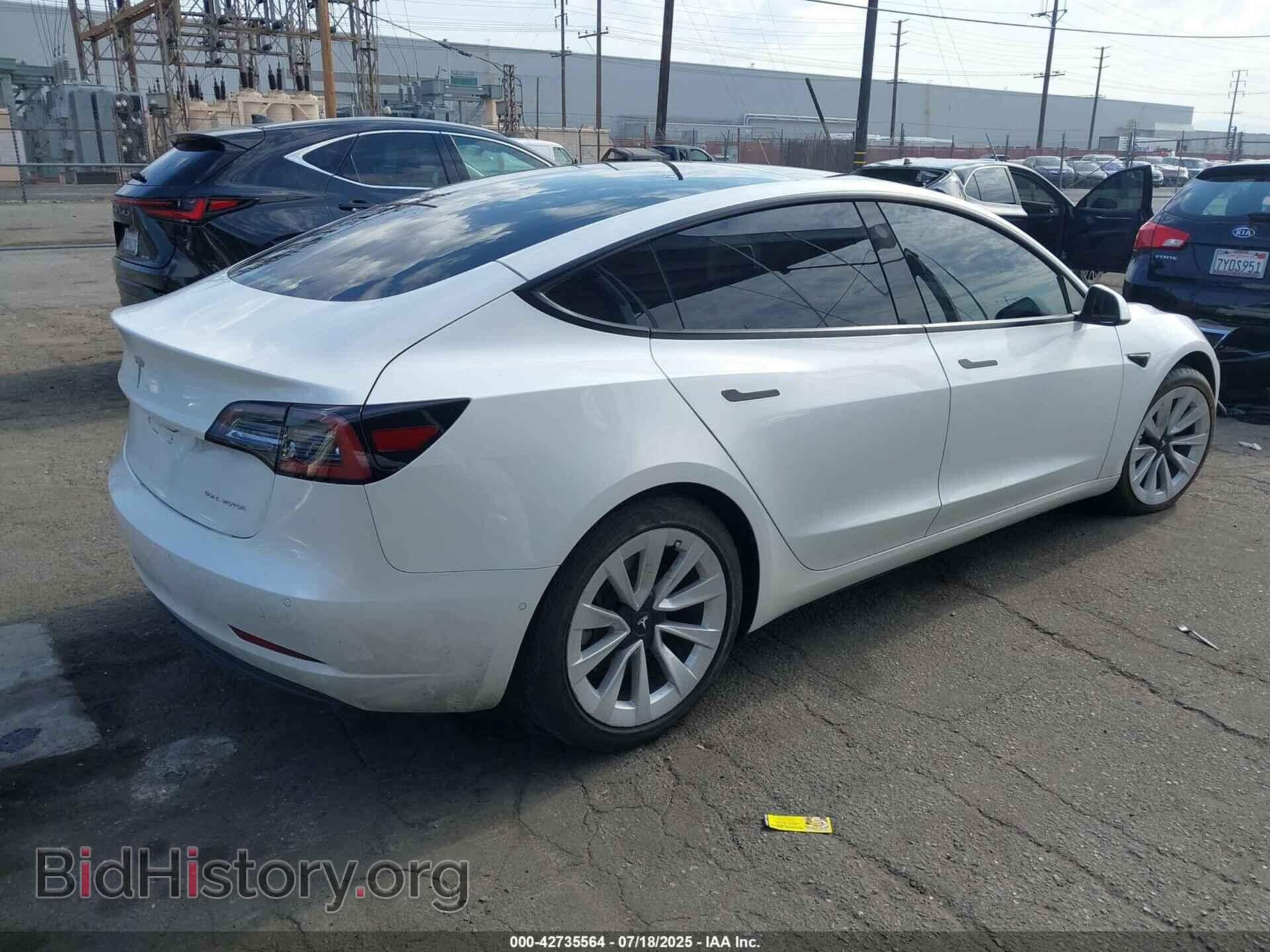 2022 TESLA MODEL 3 - VIN: 5YJ3E1EB1NF143580 - Фото 4