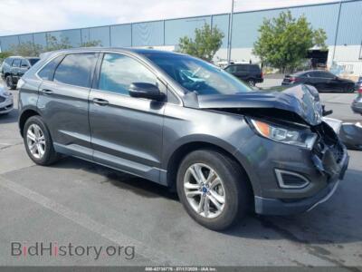 2015 Ford EDGE SEL, gray — VIN 2FMPK3J85FBC00308, IAAI