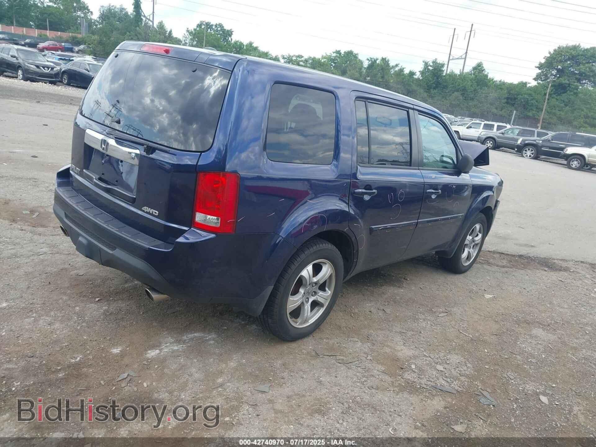 2014 HONDA PILOT - VIN: 5FNYF4H74EB025132 - Фото 4