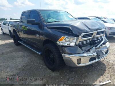 2018 RAM 1500 Lone Star 4X2 5'7 Box, серый — VIN 1C6RR6LT6JS331054, IAAI