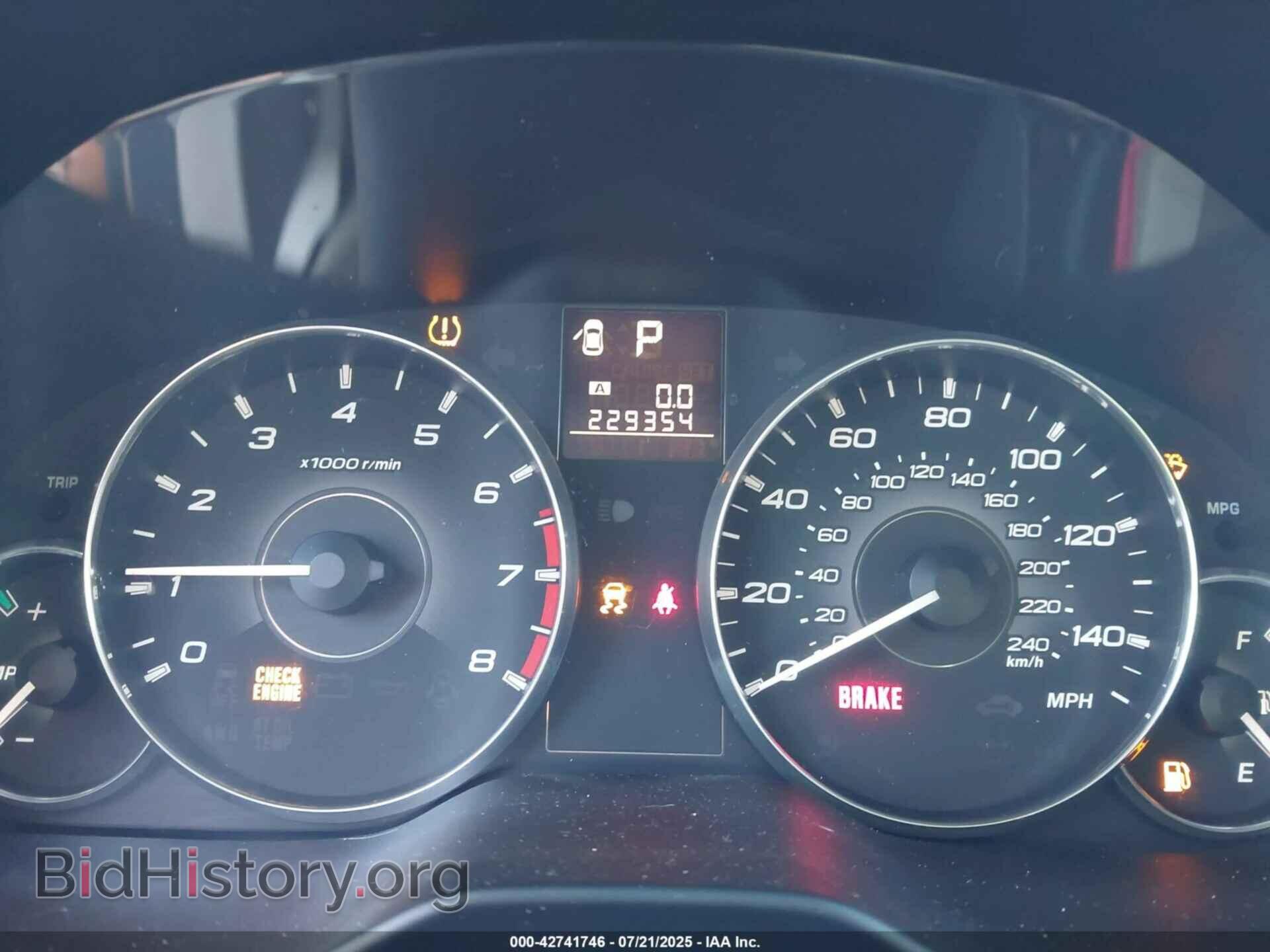 2012 SUBARU OUTBACK - VIN: 4S4BRBCC2C3216365 - Фото 7
