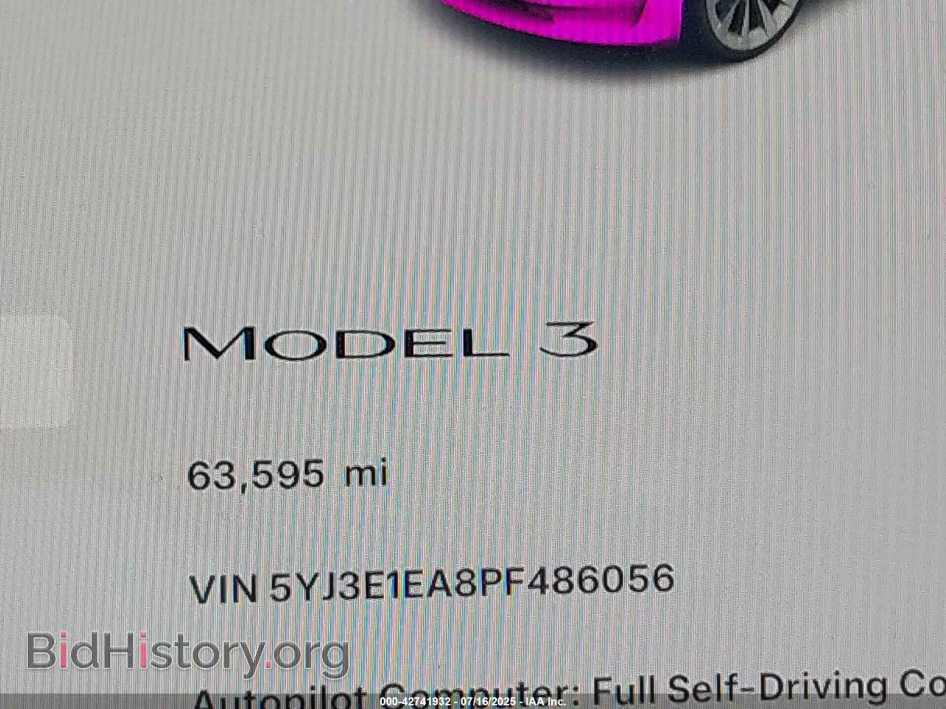 2023 TESLA MODEL 3 - VIN: 5YJ3E1EA8PF486056 - Фото 7