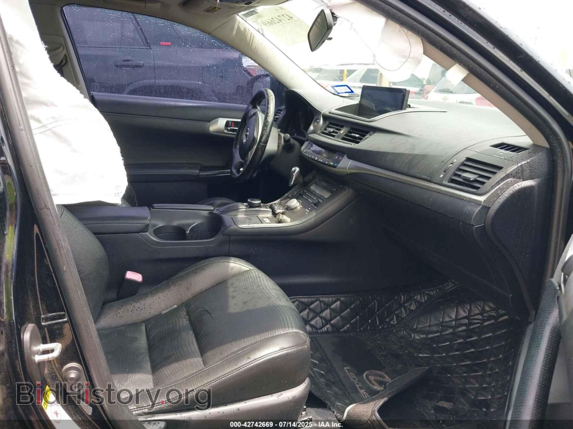 2013 LEXUS CT 200H - VIN: JTHKD5BH8D2172430 - Фото 5