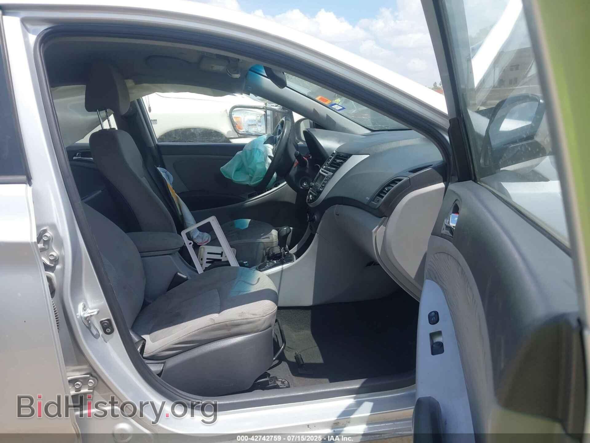2012 HYUNDAI ACCENT - VIN: KMHCU4AEXCU125423 - Фото 5