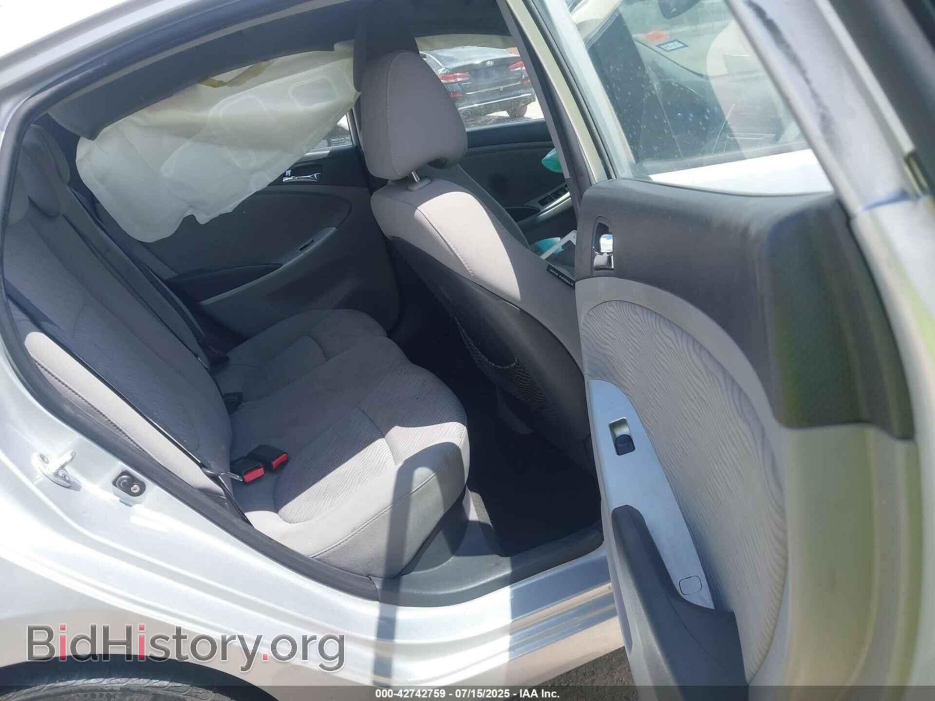 2012 HYUNDAI ACCENT - VIN: KMHCU4AEXCU125423 - Фото 8