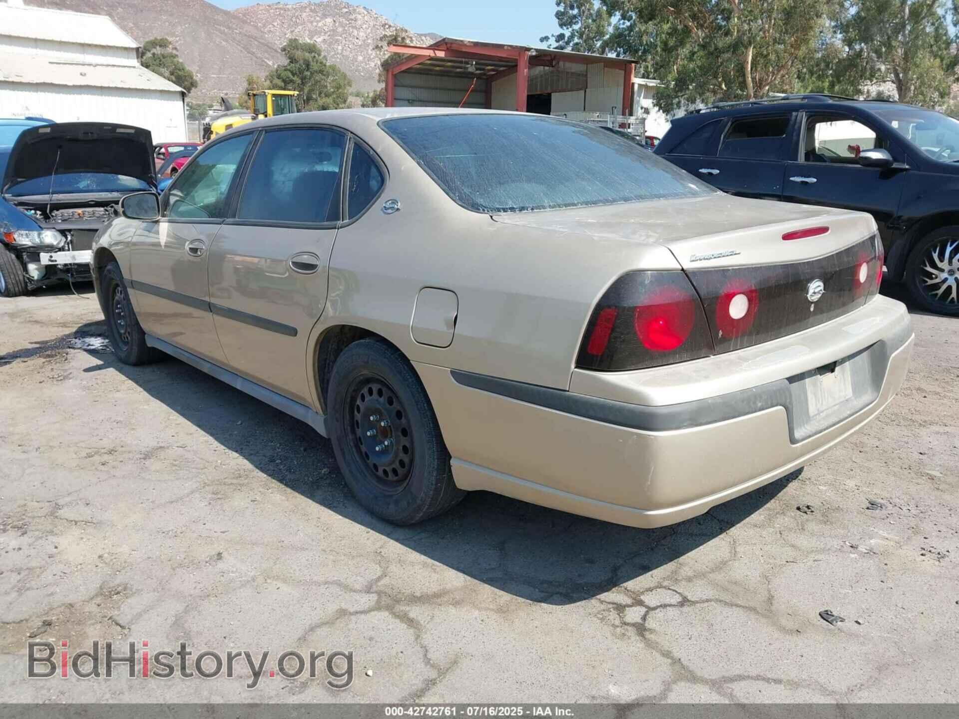2005 CHEVROLET IMPALA - VIN: 2G1WF52E259160675 - Фото 3