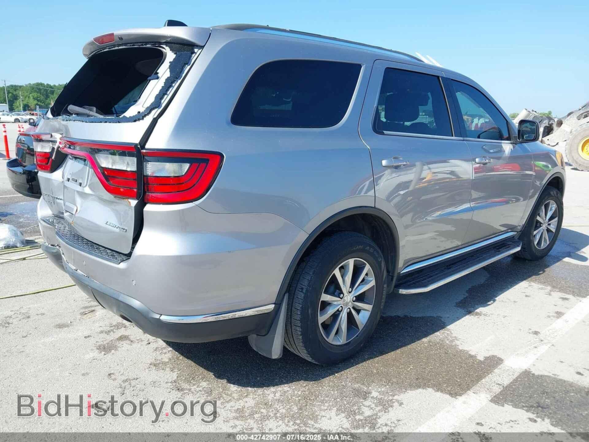2016 DODGE DURANGO - VIN: 1C4RDJDG3GC301959 - Фото 4
