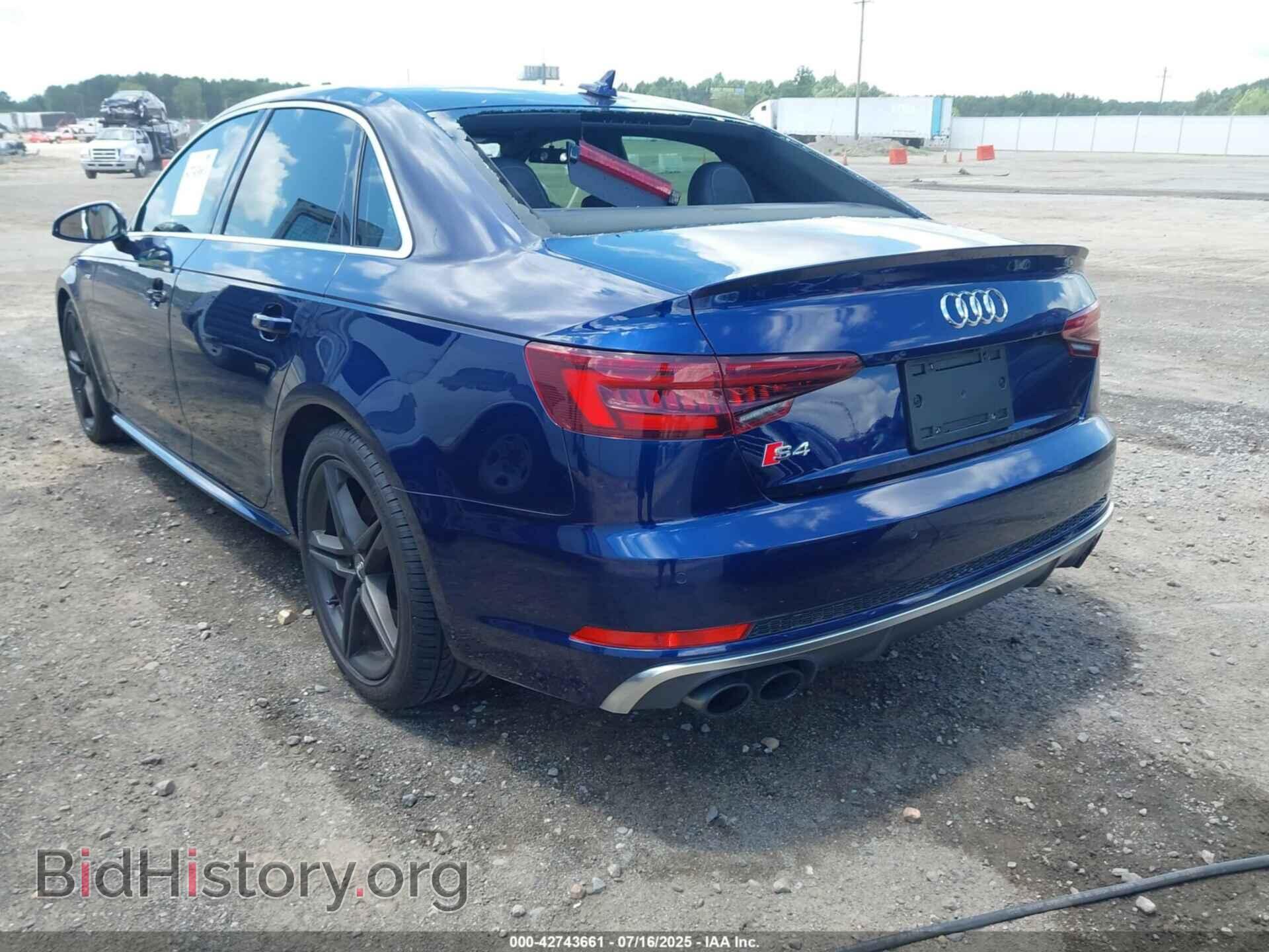 2018 AUDI S4 - VIN: WAUC4AF42JA075888 - Фото 3